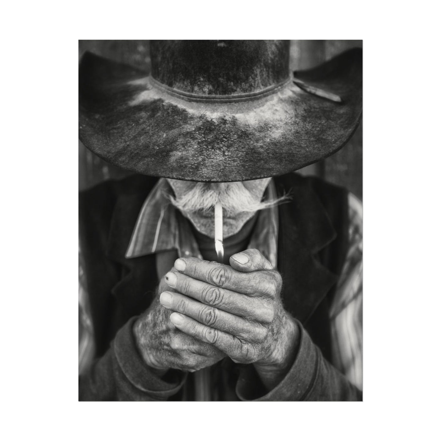 One More Draw – Western Textured Watercolor Matte Posters