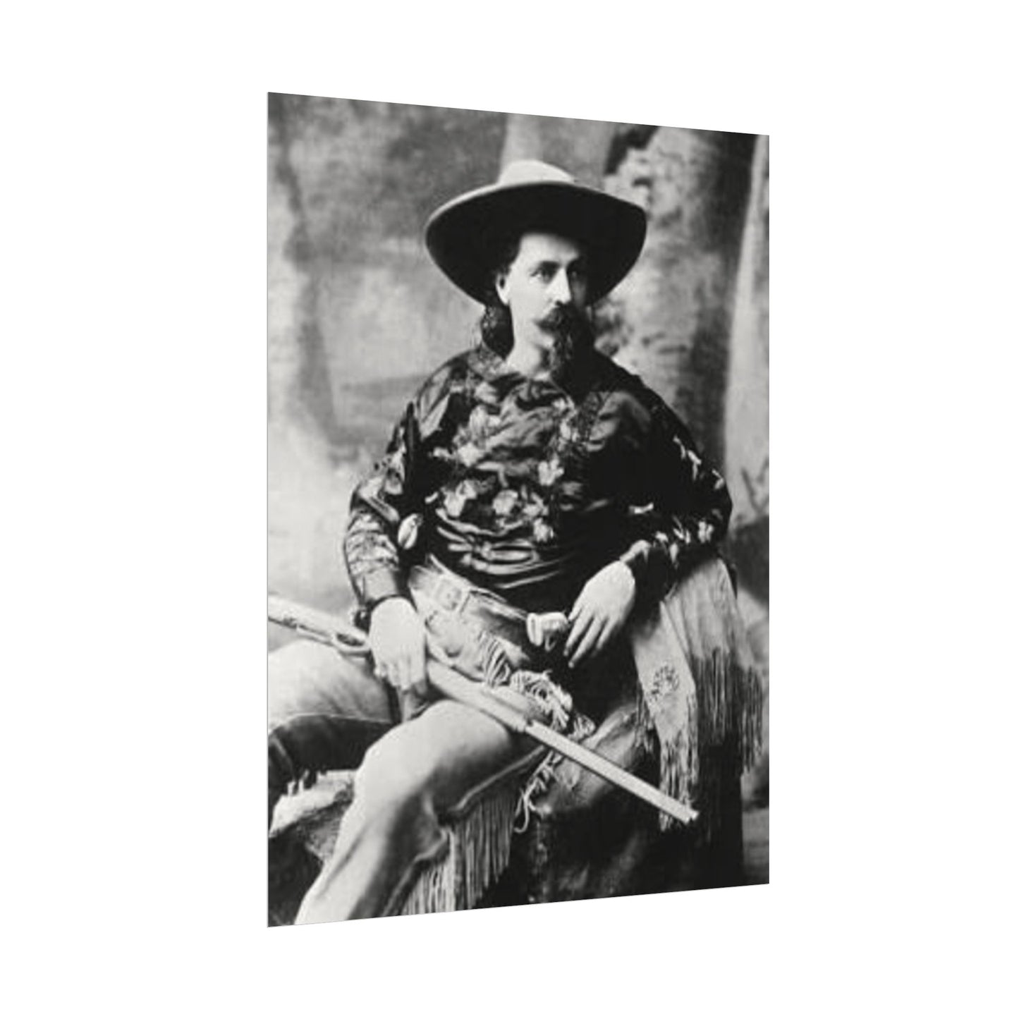 Wild Bill – Western Textured Watercolor Matte Posters