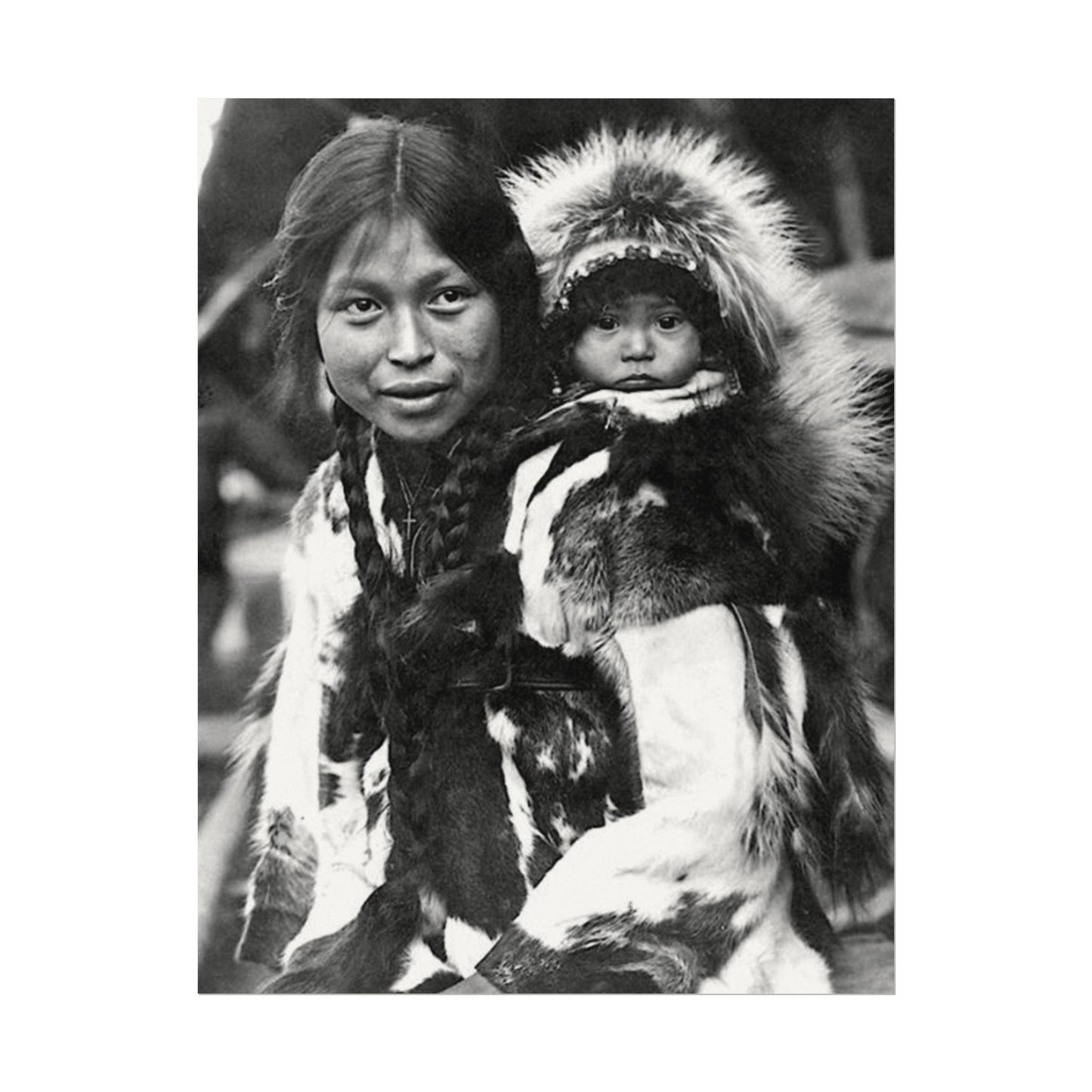 A Mother's Heart – Western Textured Watercolor Matte Posters