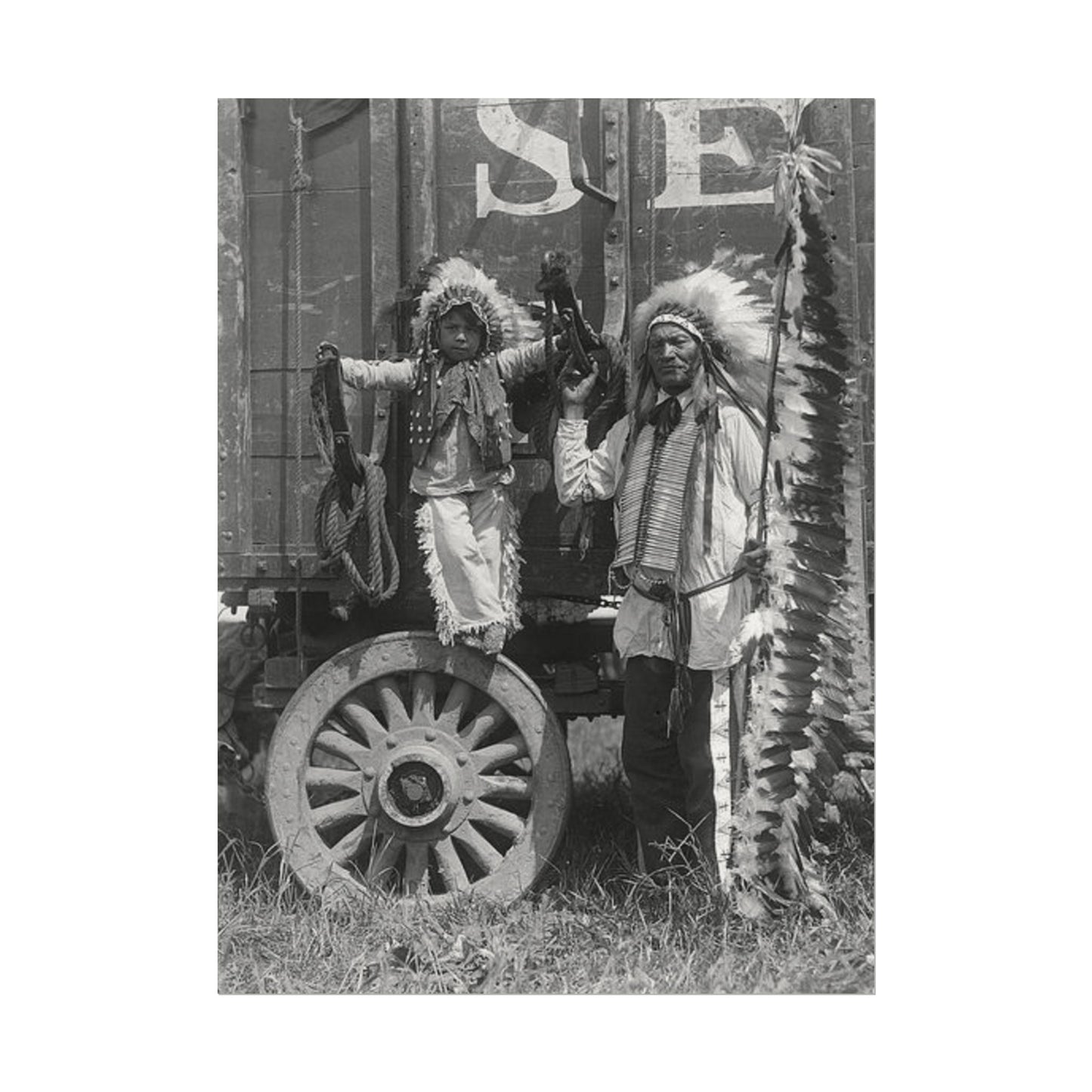 Small Hamds Big Spirit – Western Textured Watercolor Matte Posters