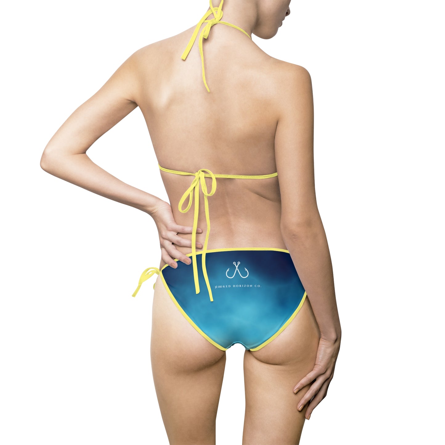 Ombre Women’s Bikini Swimsuit, Summer Beachwear, Swimwear for Vacations, Pool Parties, Tropical Getaways