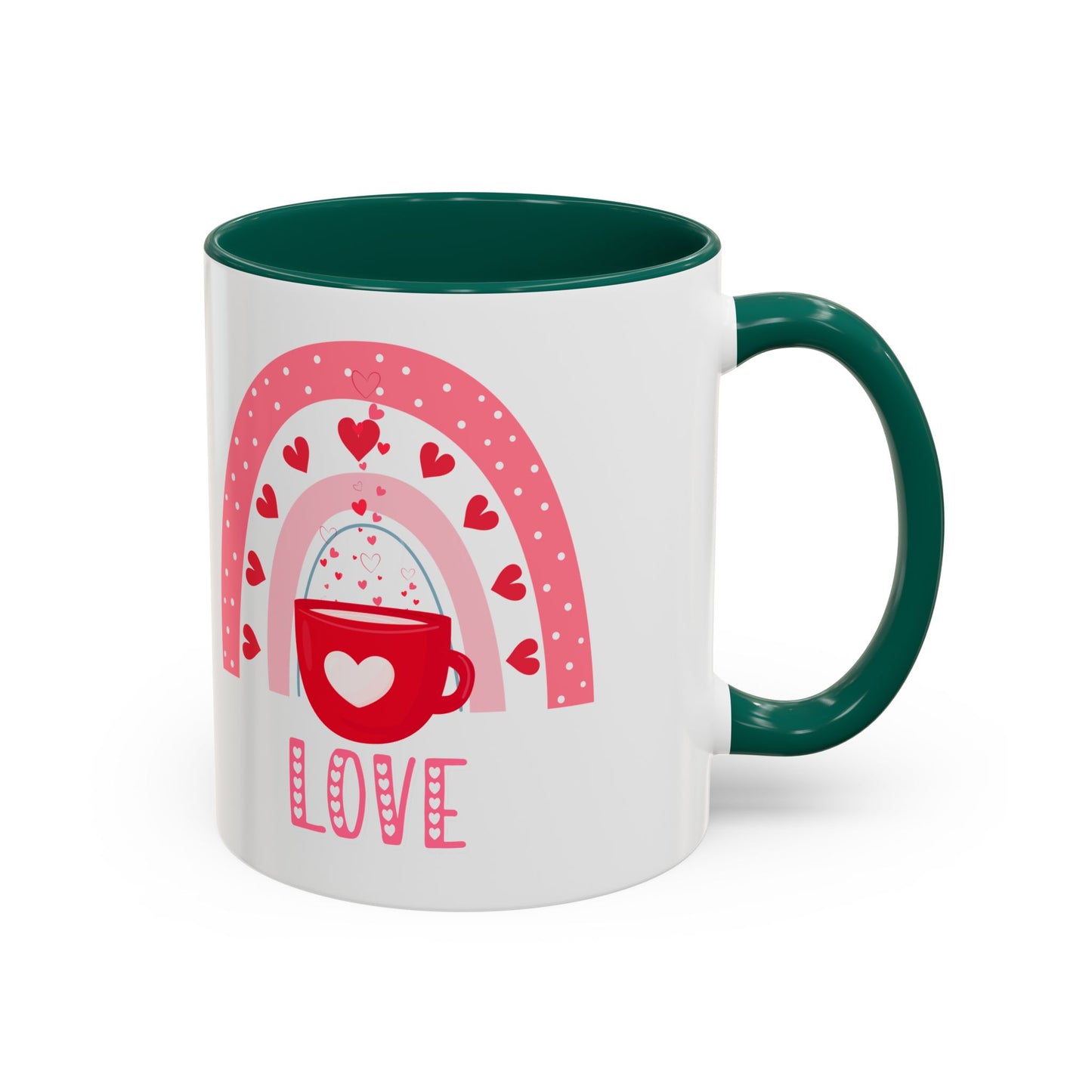 Rainbow Love Mug - Perfect for Valentine's Day, Couples, Self-Care, Gift for Her, Coffee Lovers