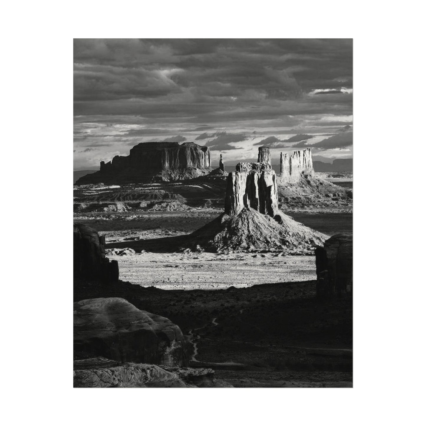 Vast Wonderland – Western Textured Watercolor Matte Posters