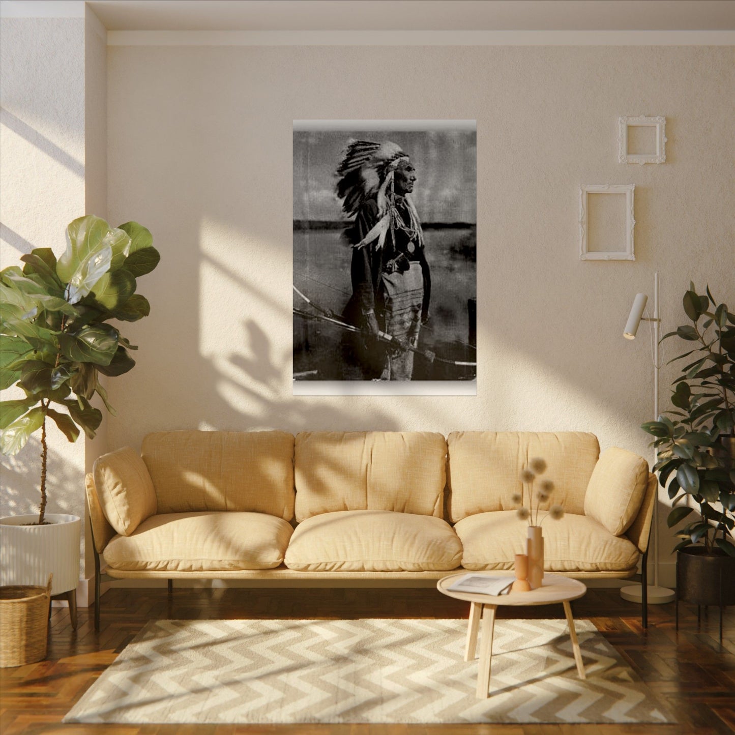 Indigenous Wetlands – Western Textured Watercolor Matte Posters