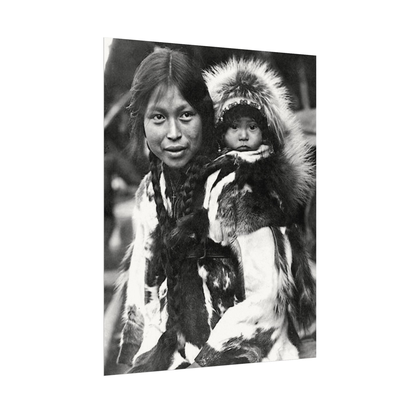 A Mother's Heart – Western Textured Watercolor Matte Posters