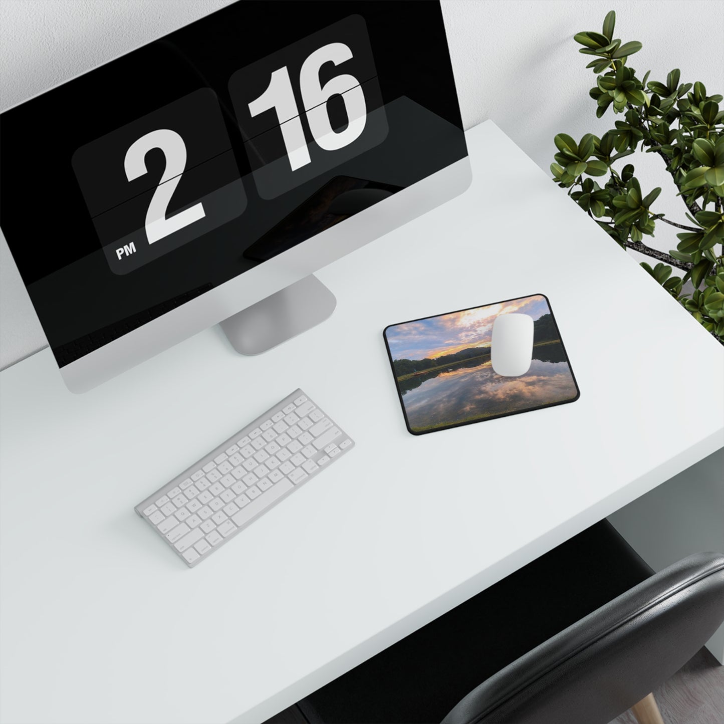 Scenic Reflections Non-Slip Mouse Pad, Computer Accessories, Gamer Gift, Desk Decor, Unique Mouse Mat, Animal Lover Gift