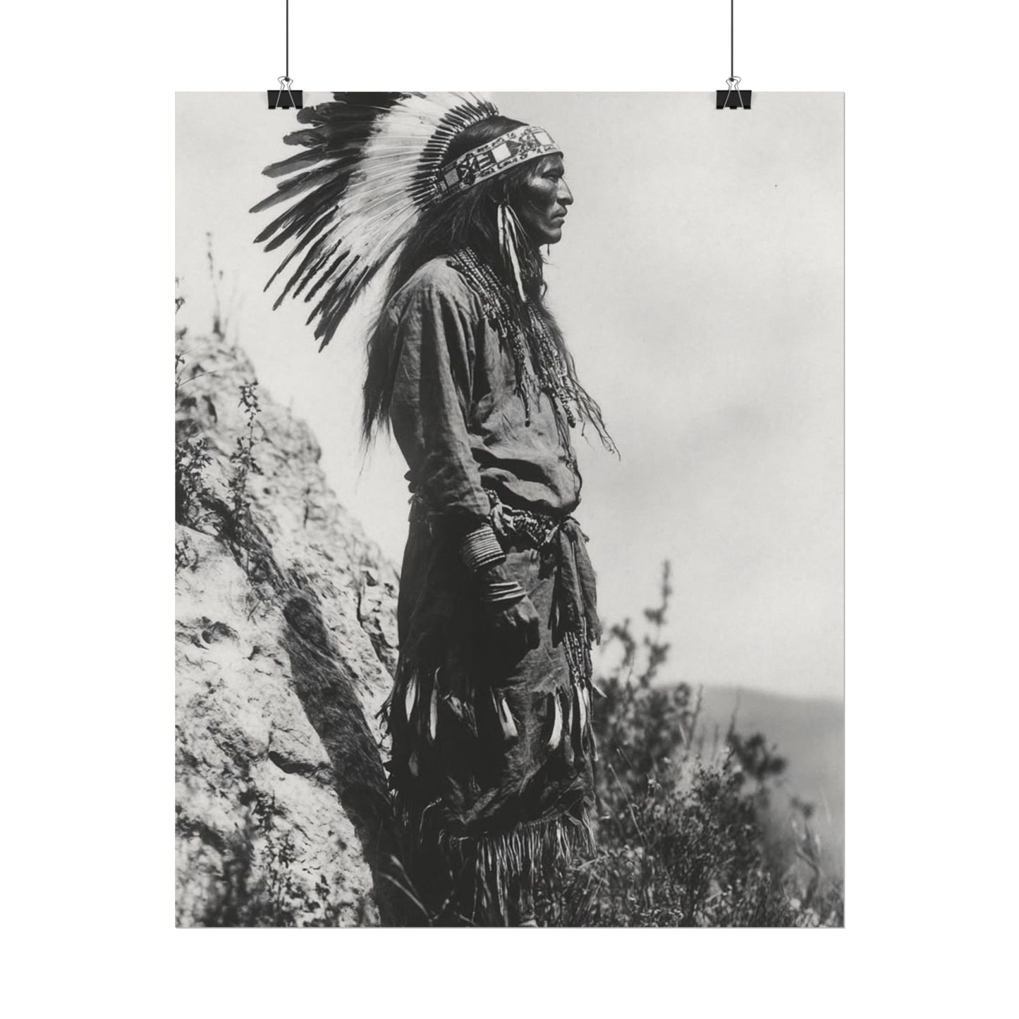 When The Wind Calls – Western Textured Watercolor Matte Posters