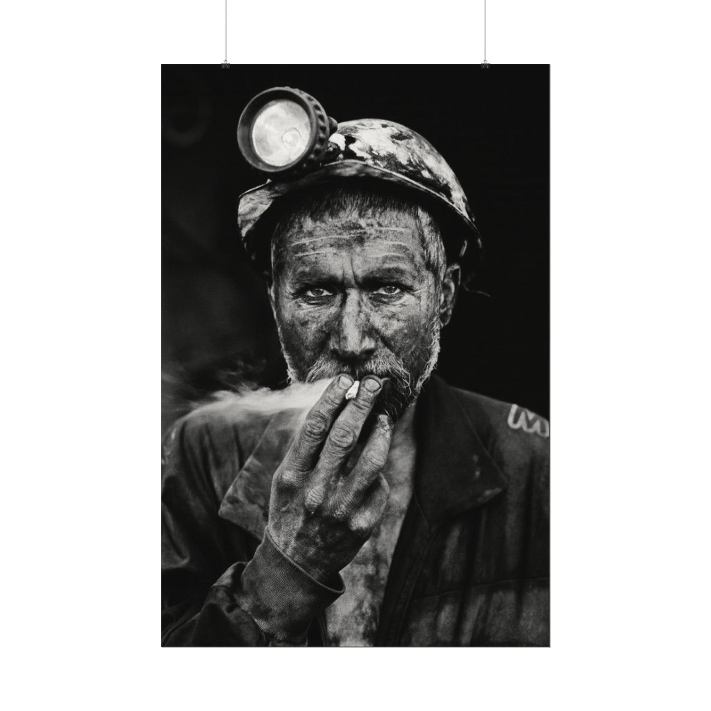 Fire & Coal – Western Textured Watercolor Matte Posters