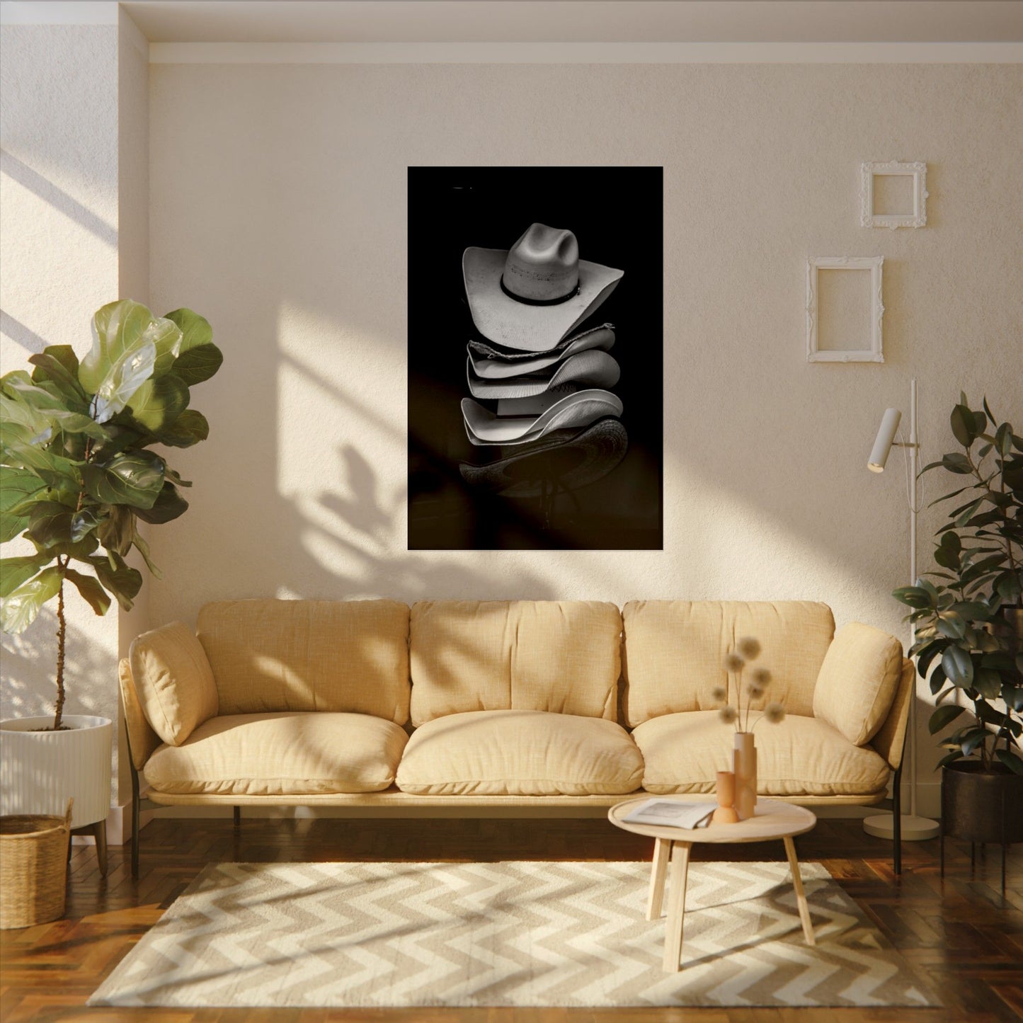 I Tip My Hat To The Keeper Of The Stars– Western Textured Watercolor Matte Posters