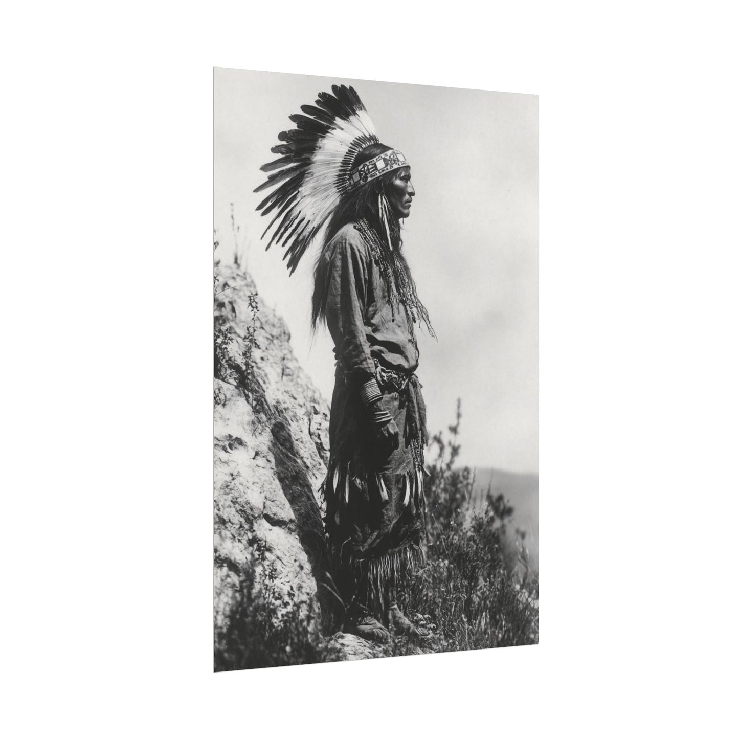 When The Wind Calls – Western Textured Watercolor Matte Posters