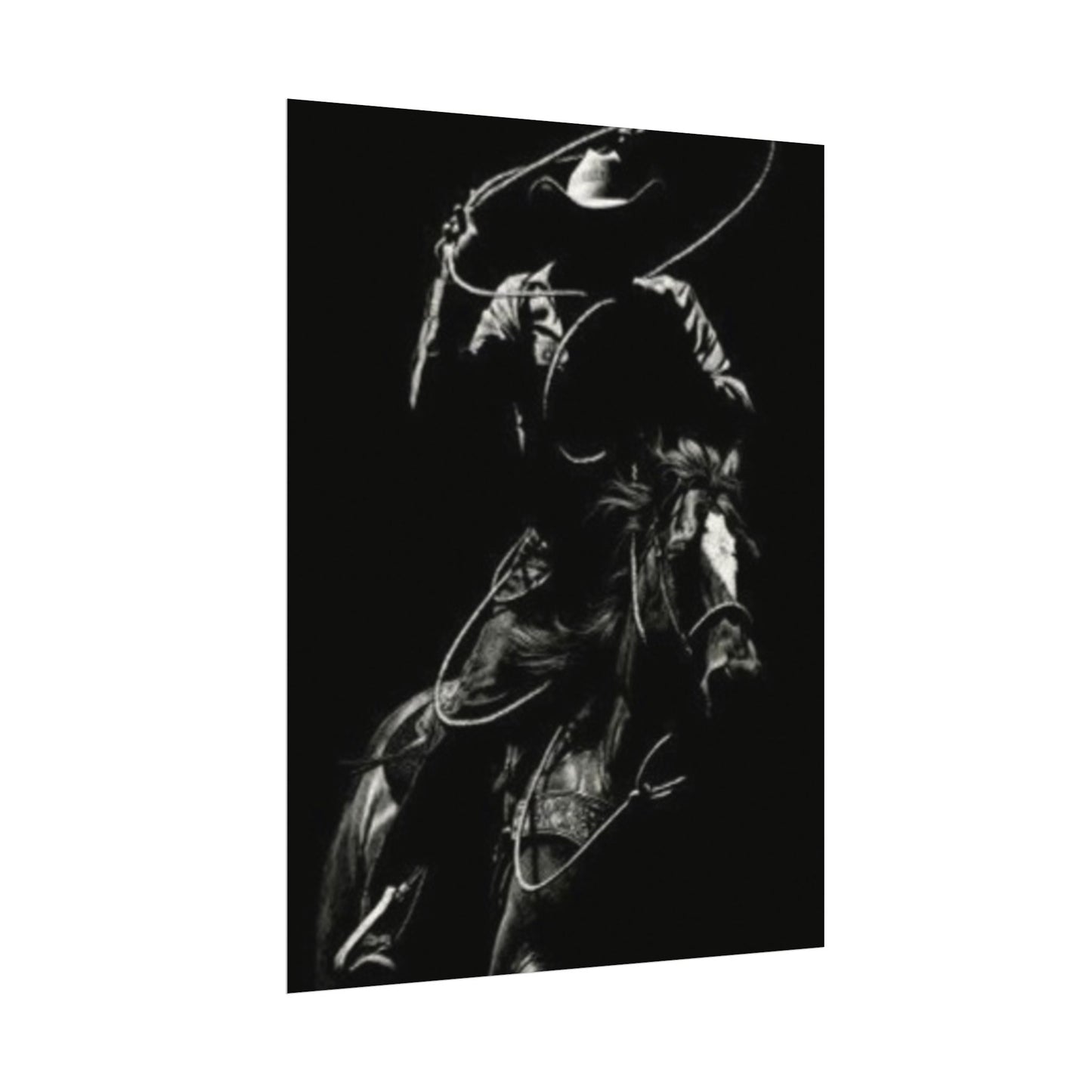 The Ropers Mark – Western Textured Watercolor Matte Posters