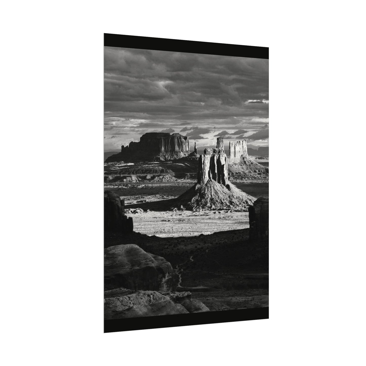 Vast Wonderland – Western Textured Watercolor Matte Posters