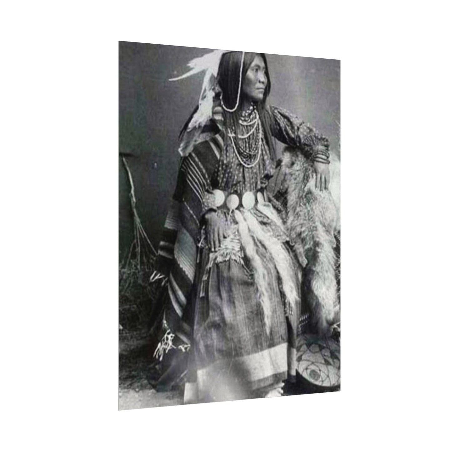 Courage & Strength – Western Textured Watercolor Matte Posters