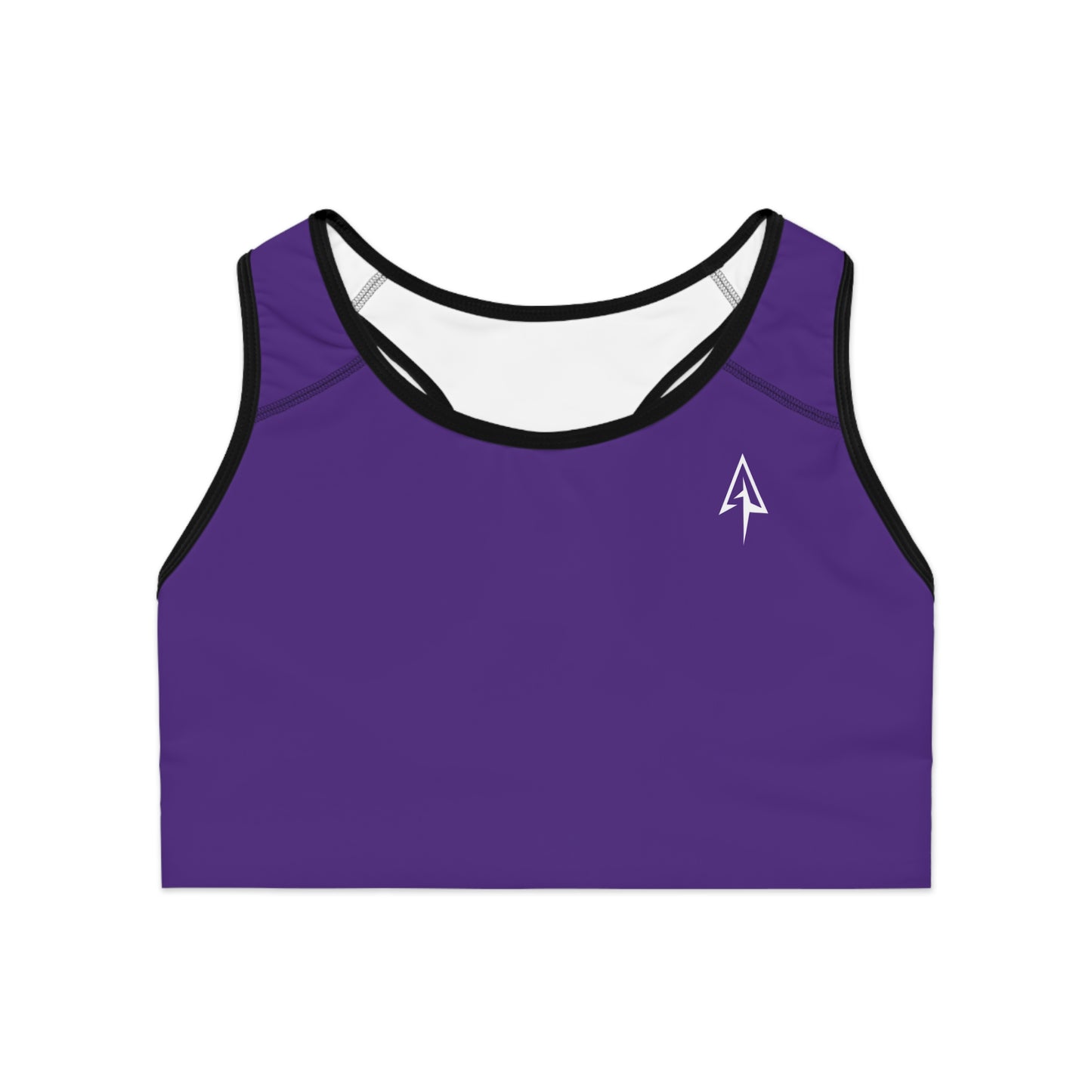 Arrow Ridge Royal Purple Stylish Sports Bra for Active Women, Workout Top, Gym Essential, Fitness Apparel, Athleisure Wear, Yoga Gear