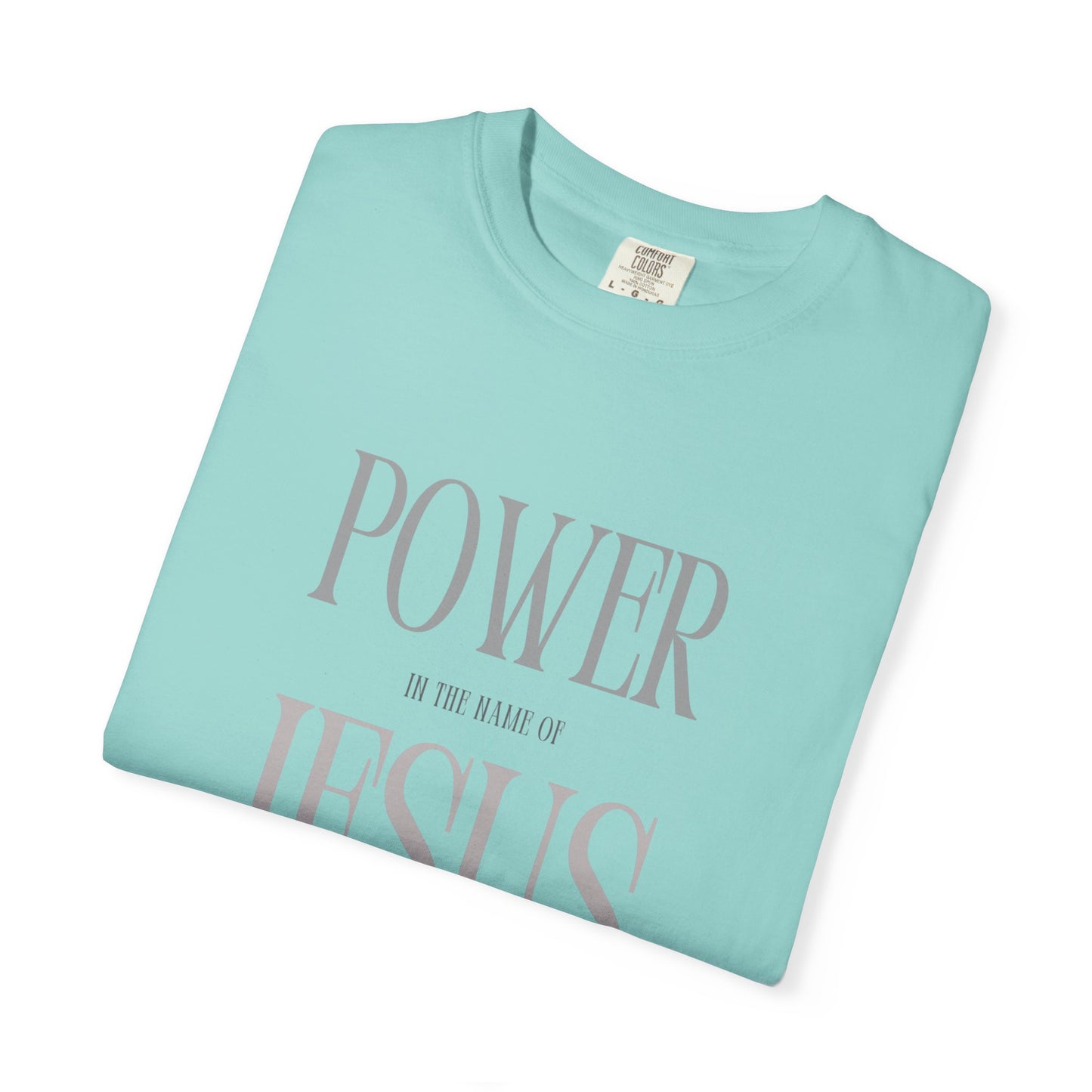 Faith-Inspired Jesus Unisex T-shirt, Power in the Name of Jesus Tee, Christian Apparel, Inspirational Gift, Religious T-shirt
