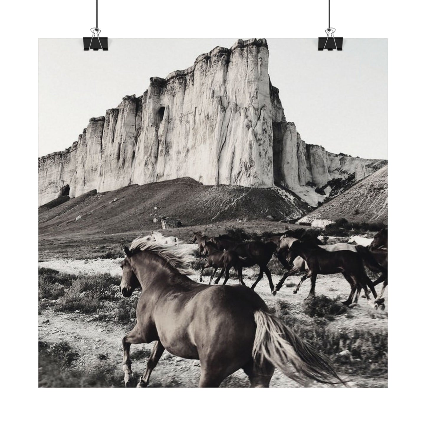 Untamed Spirit– Western Textured Watercolor Matte Posters