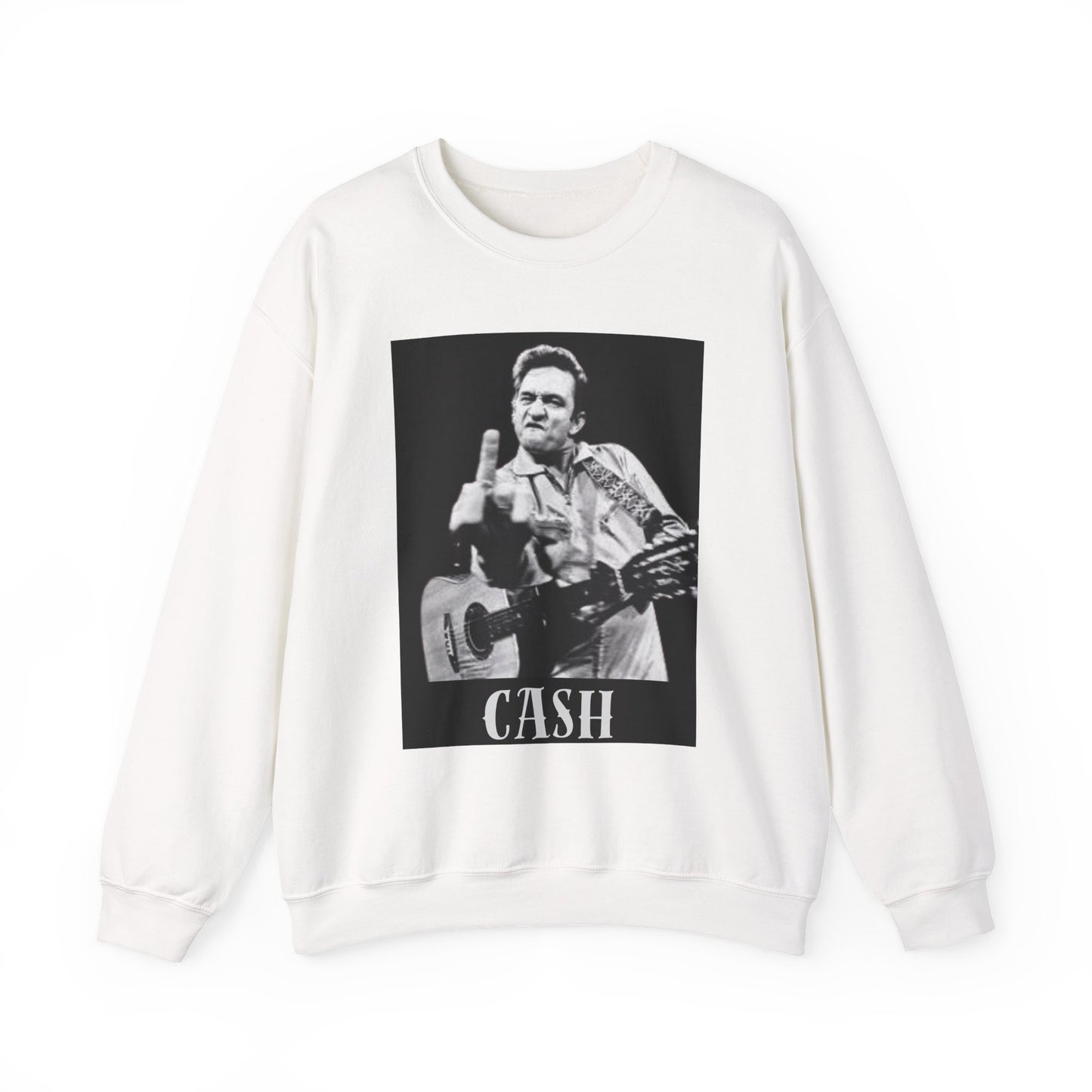 Vintage Cash Crewneck Sweatshirt | Retro Music Apparel, Rock Lover Gift, Unisex Cozy Top, Perfect for Concerts