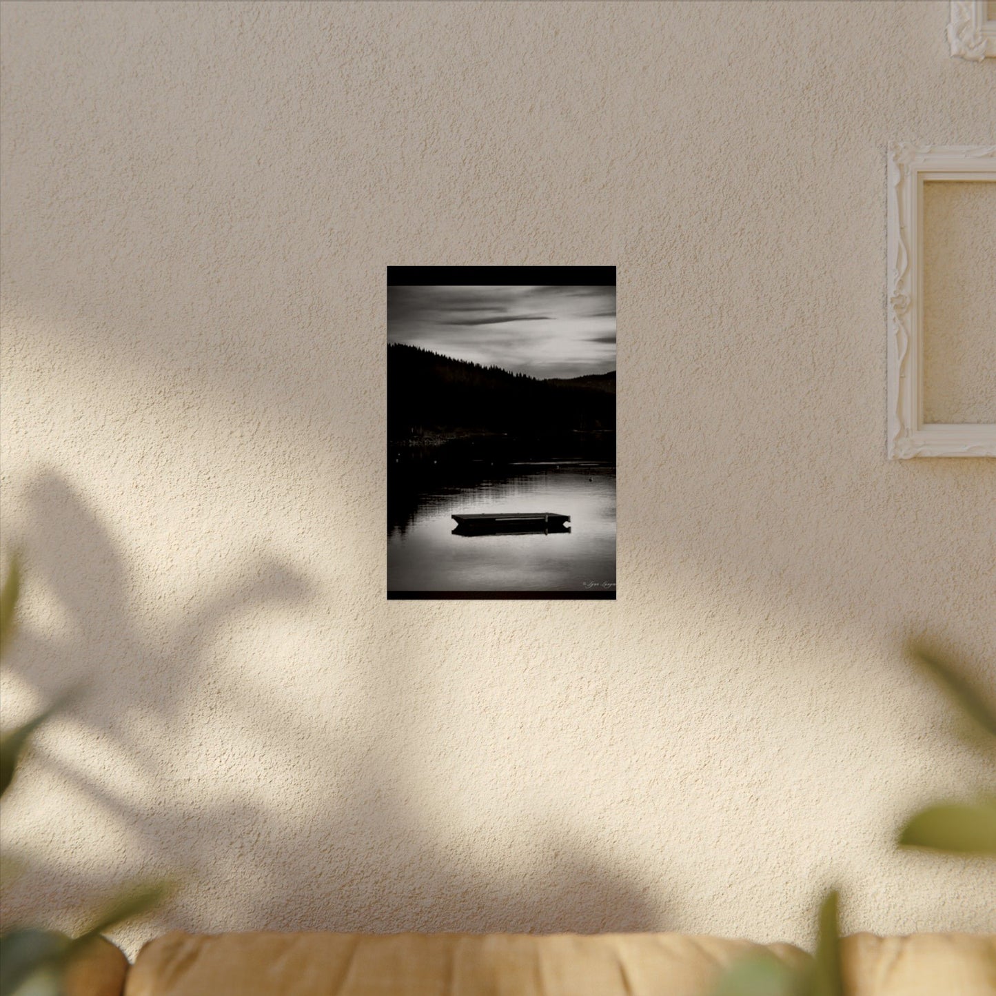 He Leads Me Beside Still Waters – Western Textured Watercolor Matte Posters