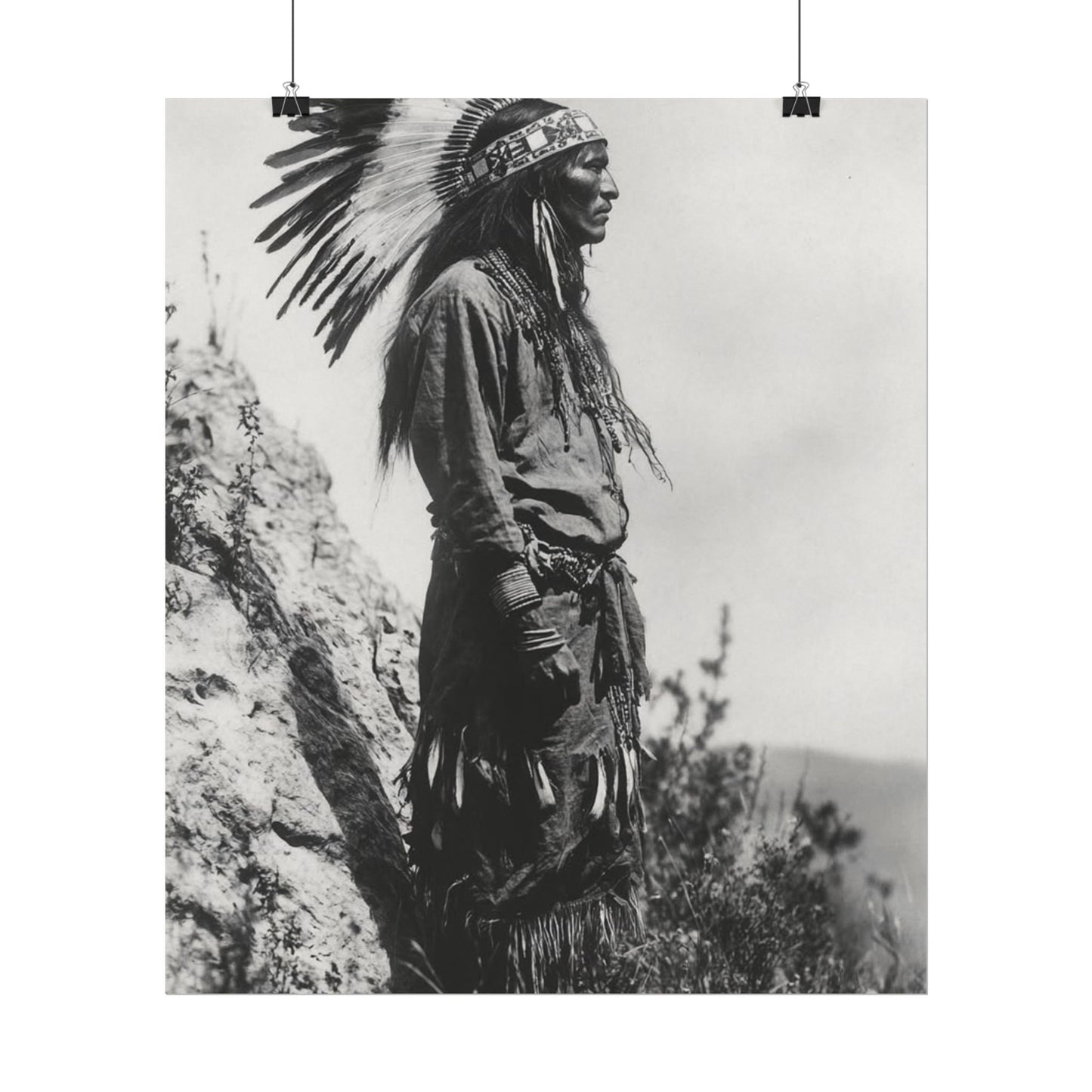 When The Wind Calls – Western Textured Watercolor Matte Posters