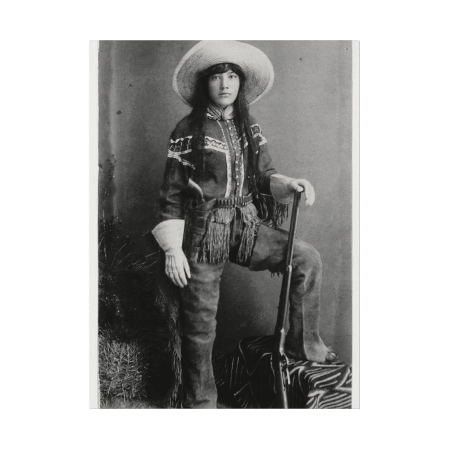 Desert Scout – Western Textured Watercolor Matte Posters