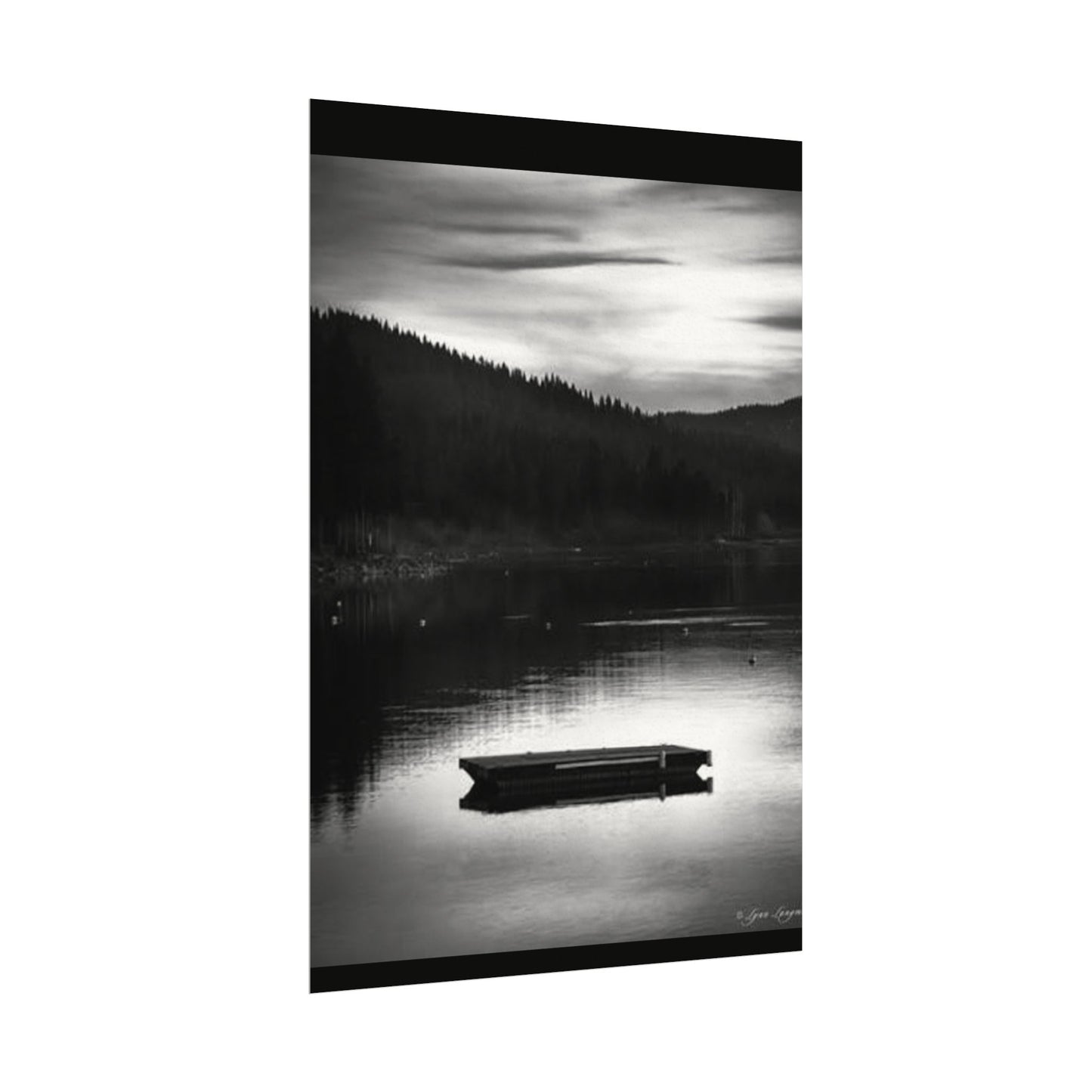 He Leads Me Beside Still Waters – Western Textured Watercolor Matte Posters