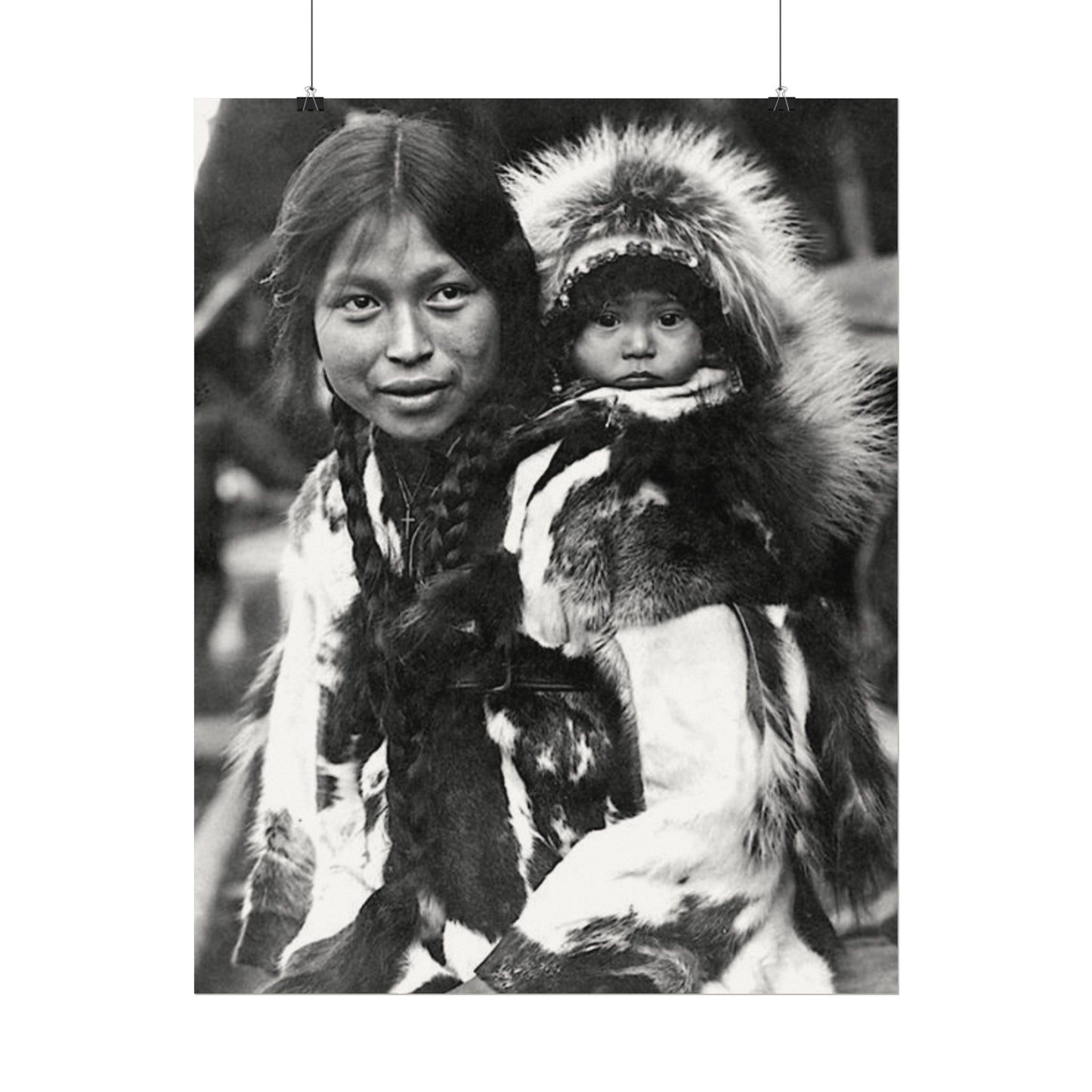 A Mother's Heart – Western Textured Watercolor Matte Posters