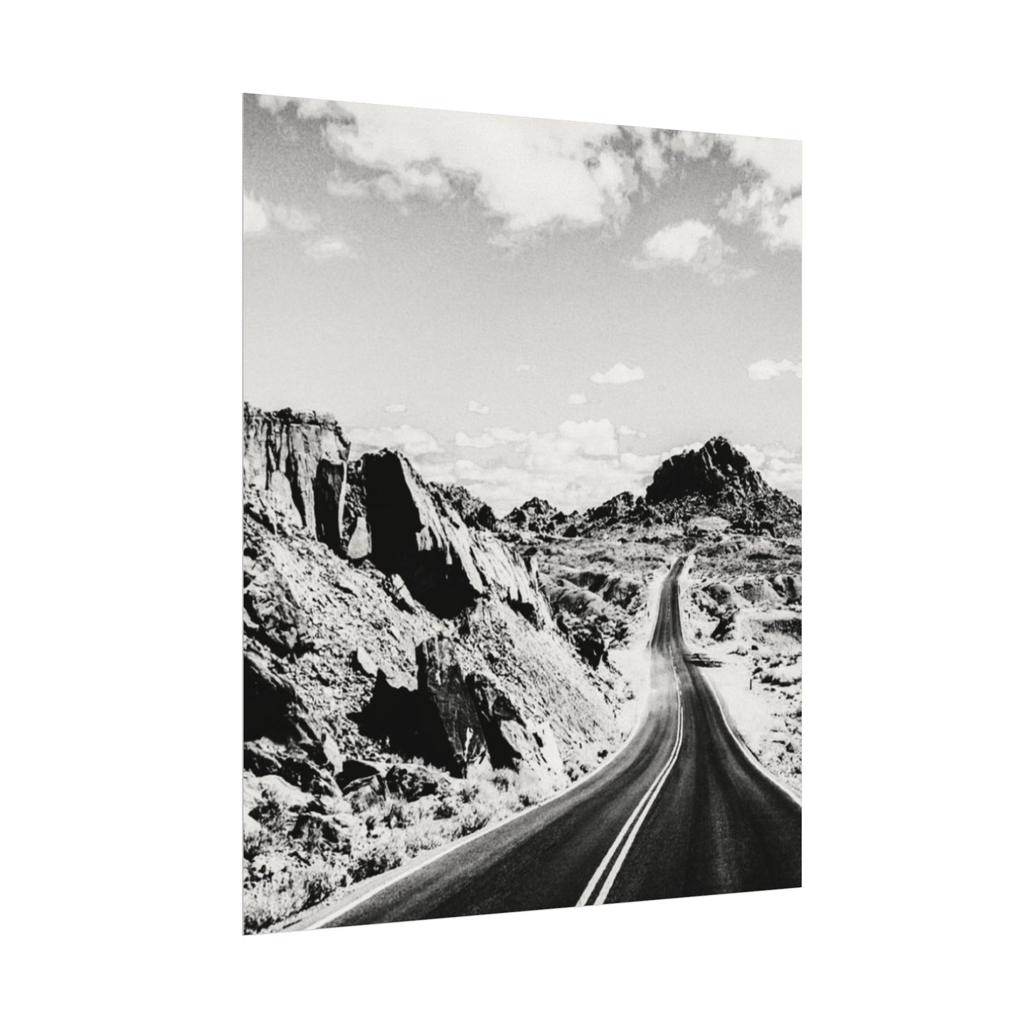 Adventure Awaits On The Open Road Textured Watercolor Matte Posters