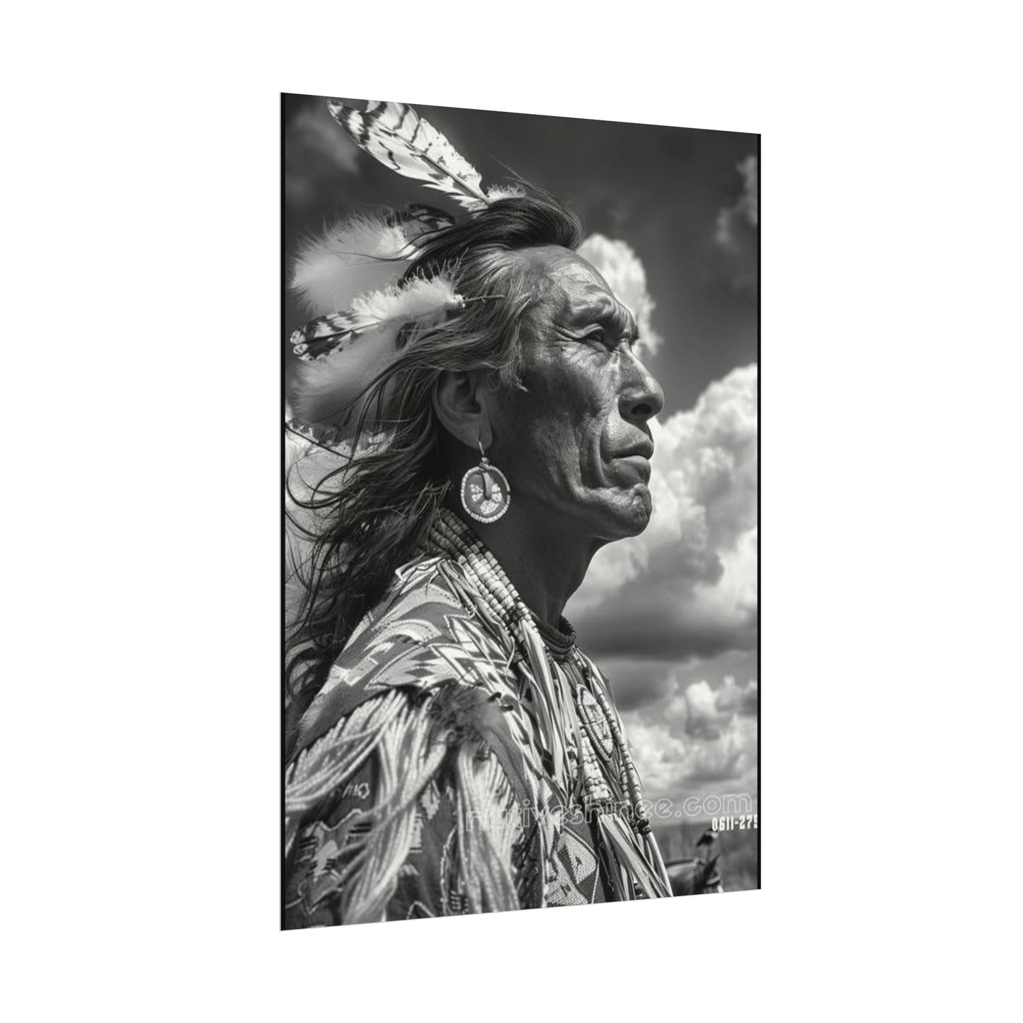 The Ancestral Winds Are Calling  – Western Textured Watercolor Matte Posters
