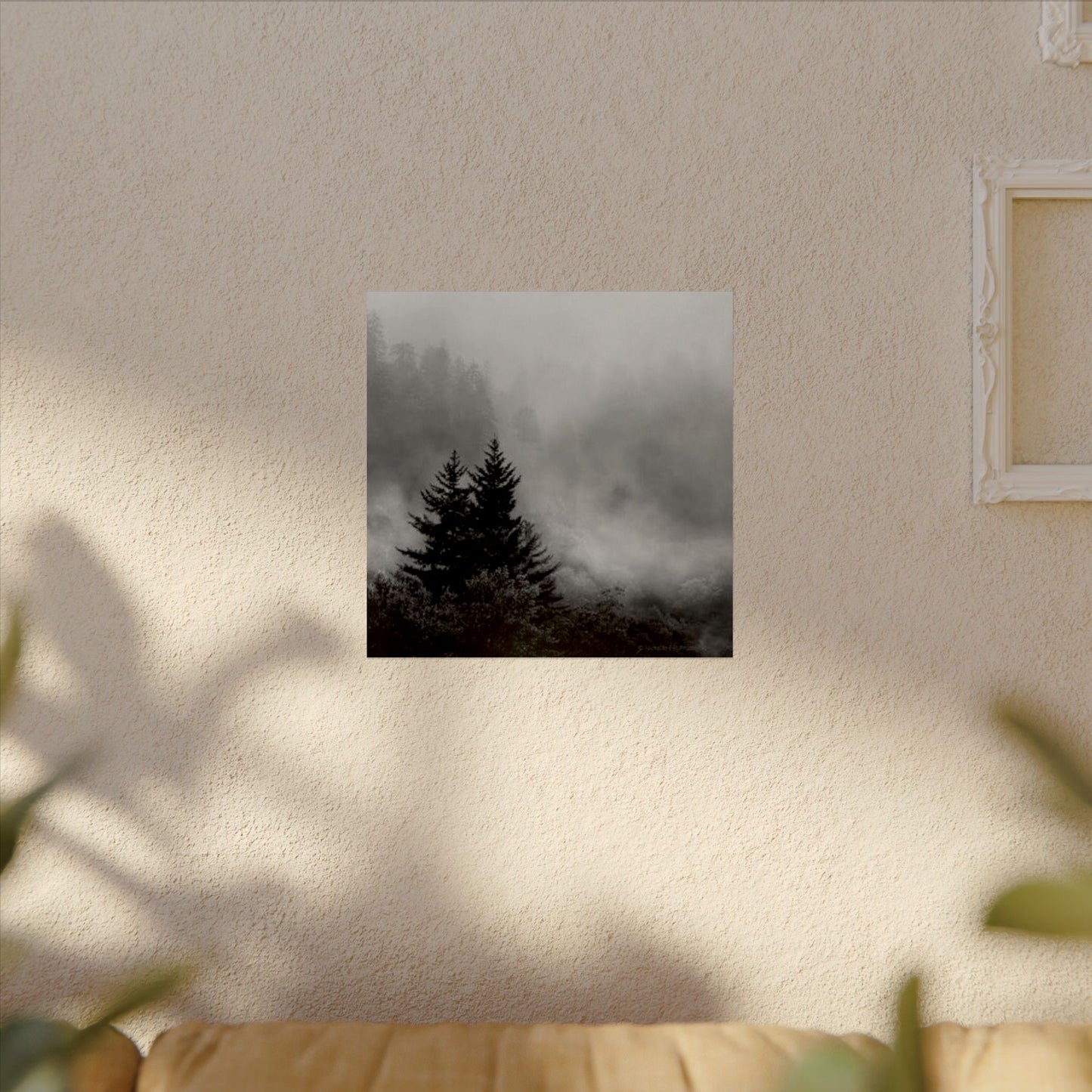 Forrest Through The Pines– Western Textured Watercolor Matte Posters