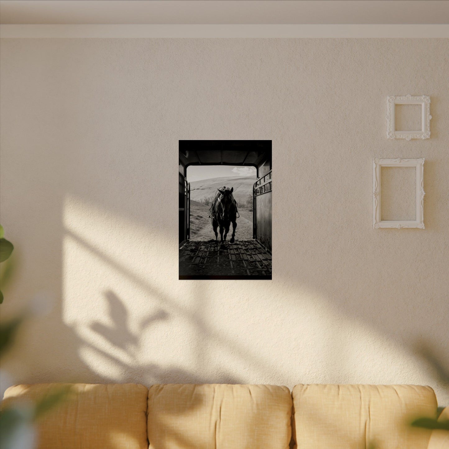 Leathered & Loaded – Western Textured Watercolor Matte Posters