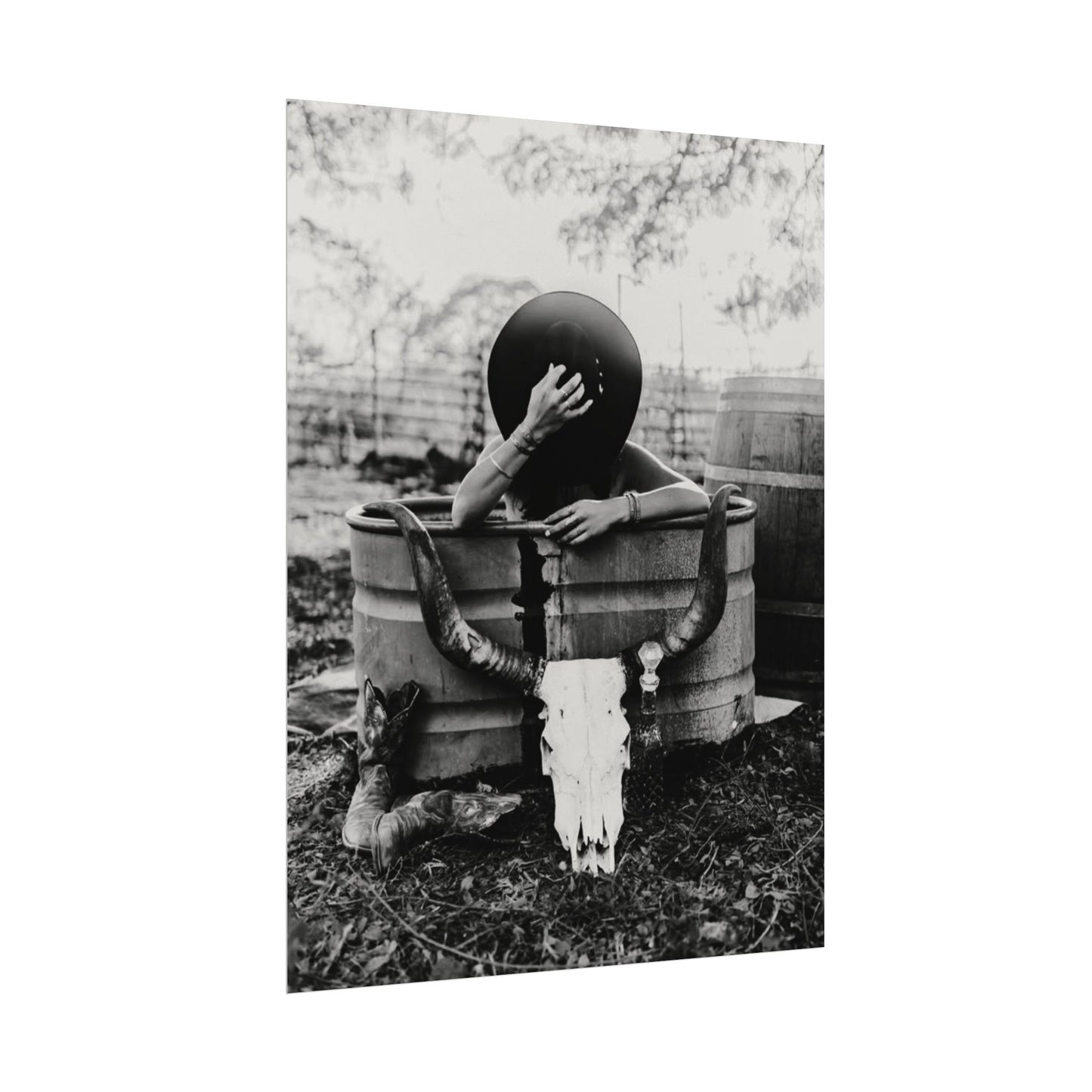 Unapologetically Wild – Western Textured Watercolor Matte Posters