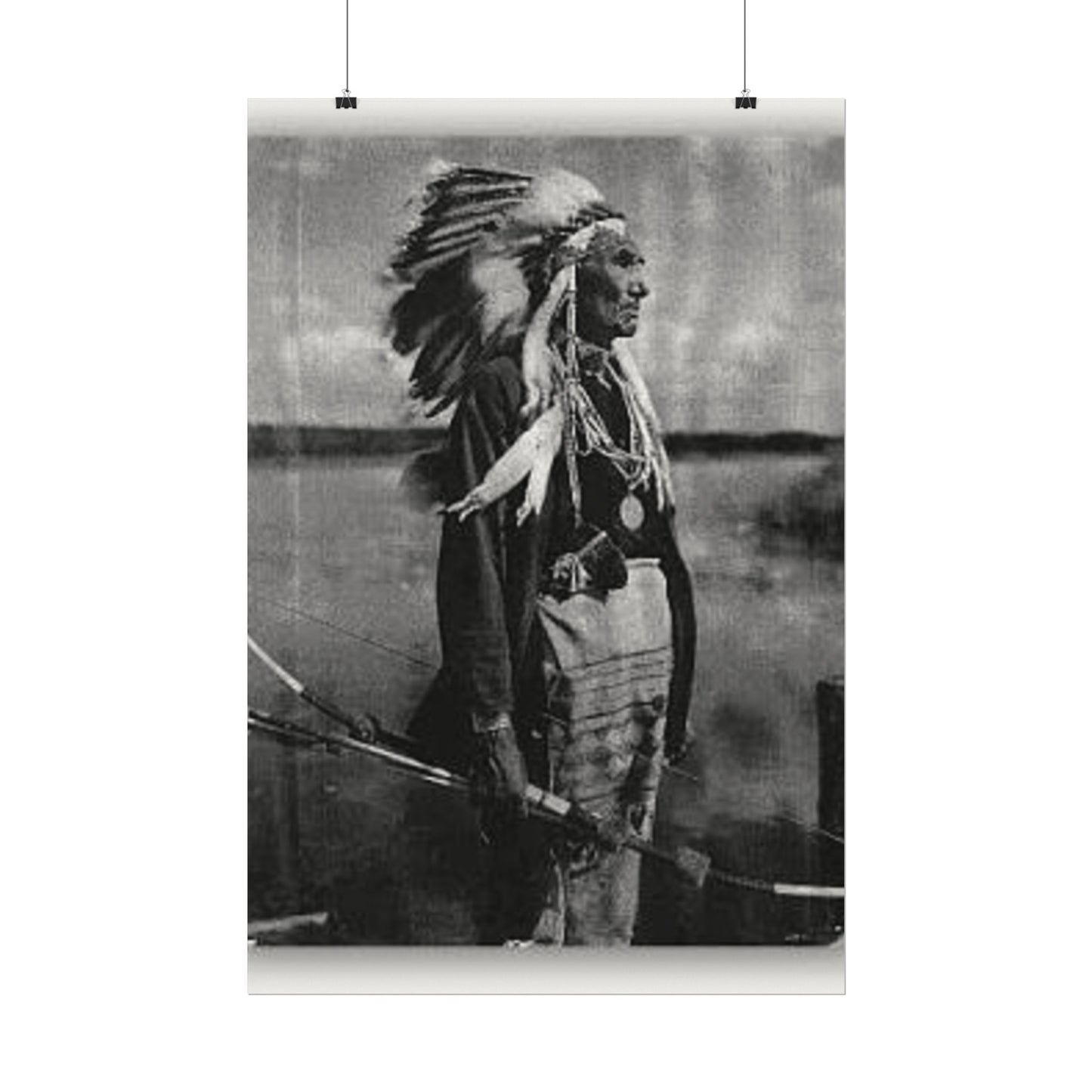 Indigenous Wetlands – Western Textured Watercolor Matte Posters