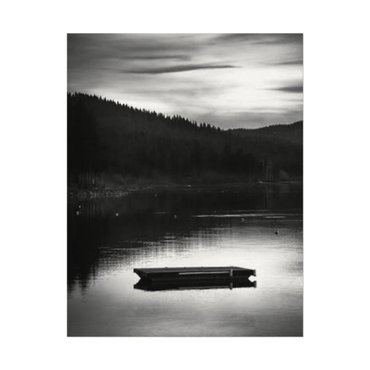 He Leads Me Beside Still Waters – Western Textured Watercolor Matte Posters