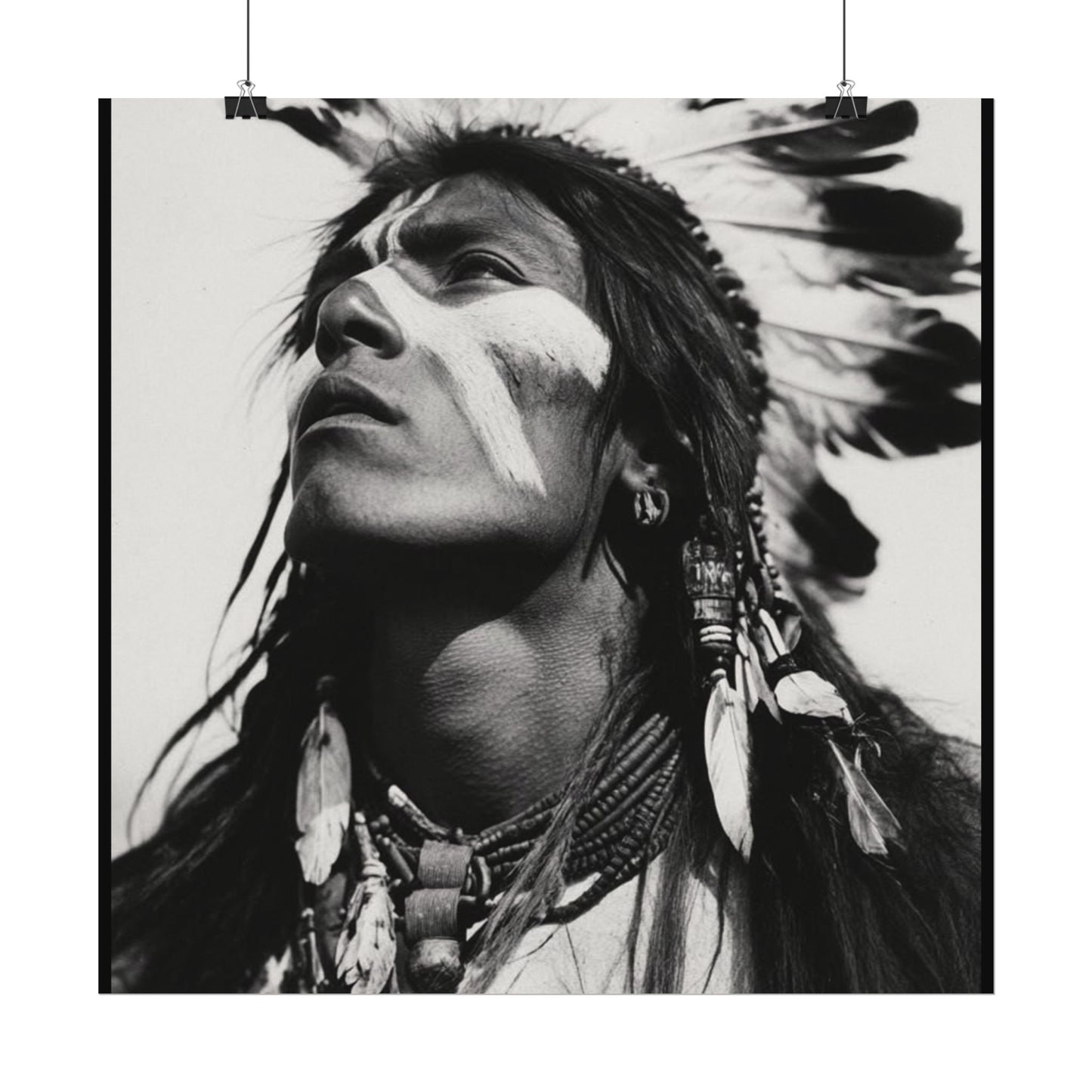 He Who Remembers – Western Textured Watercolor Matte Posters