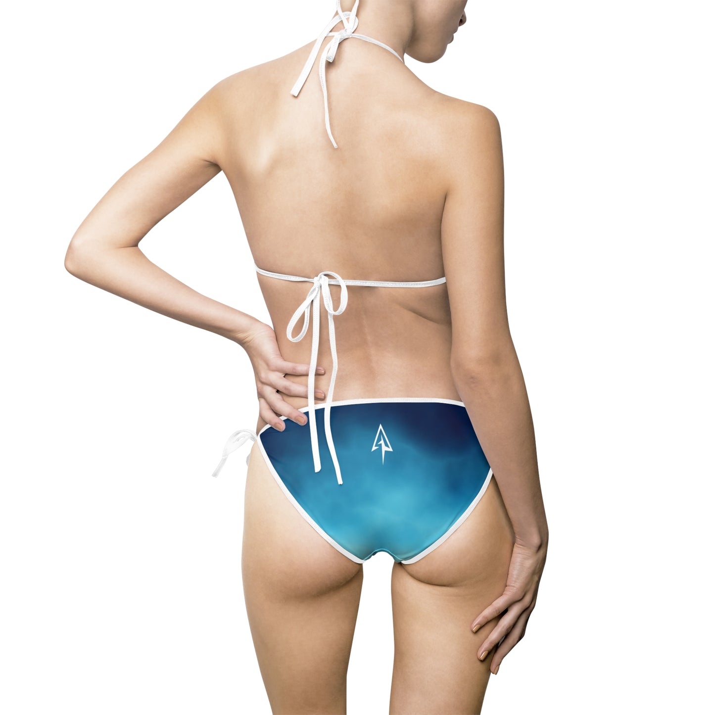 Arrow Ridge Ombre Women’s Bikini Swimsuit, Summer Beachwear, Swimwear for Vacations, Pool Parties, Tropical Getaways