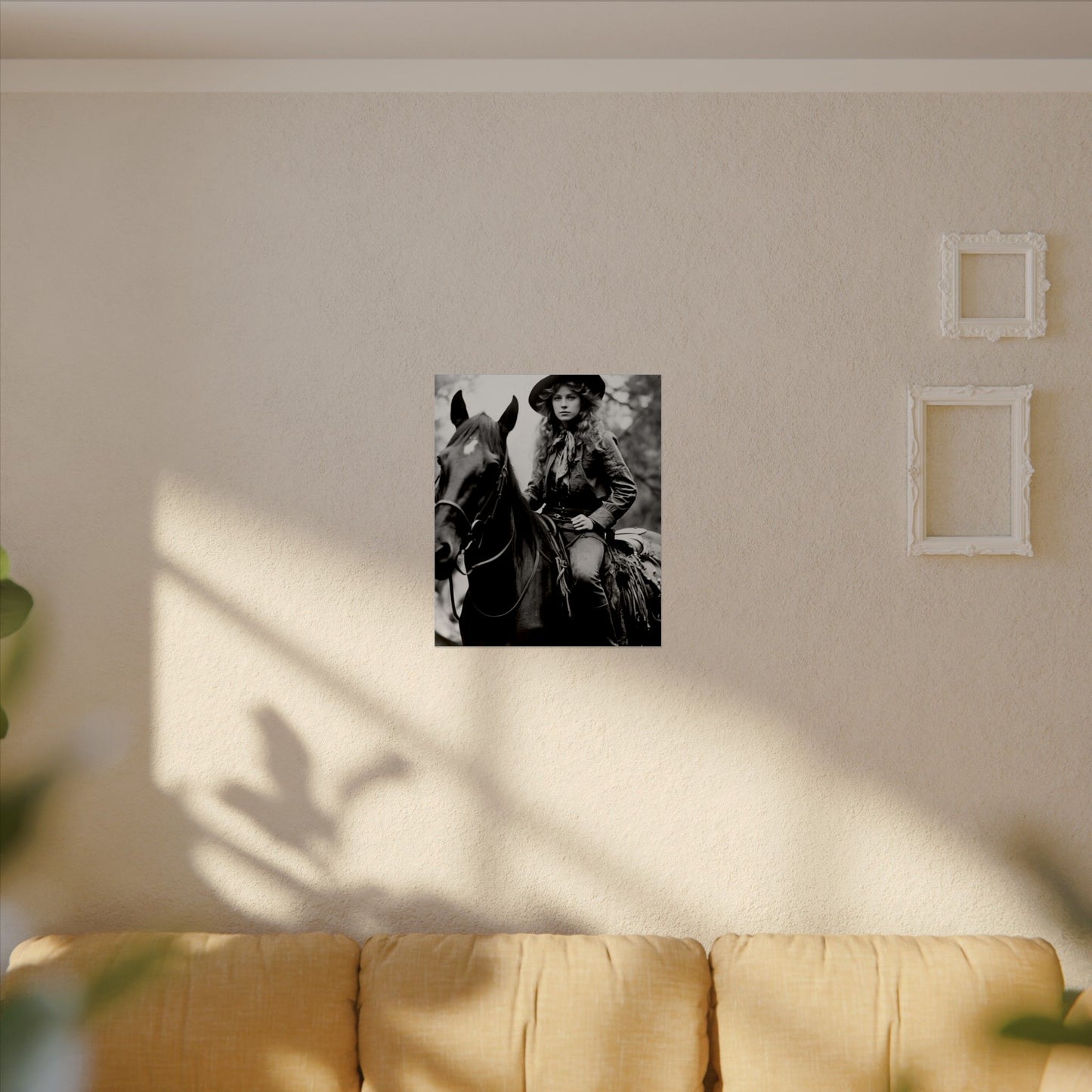 Legacy In Leather & Stone– Western Textured Watercolor Matte Posters