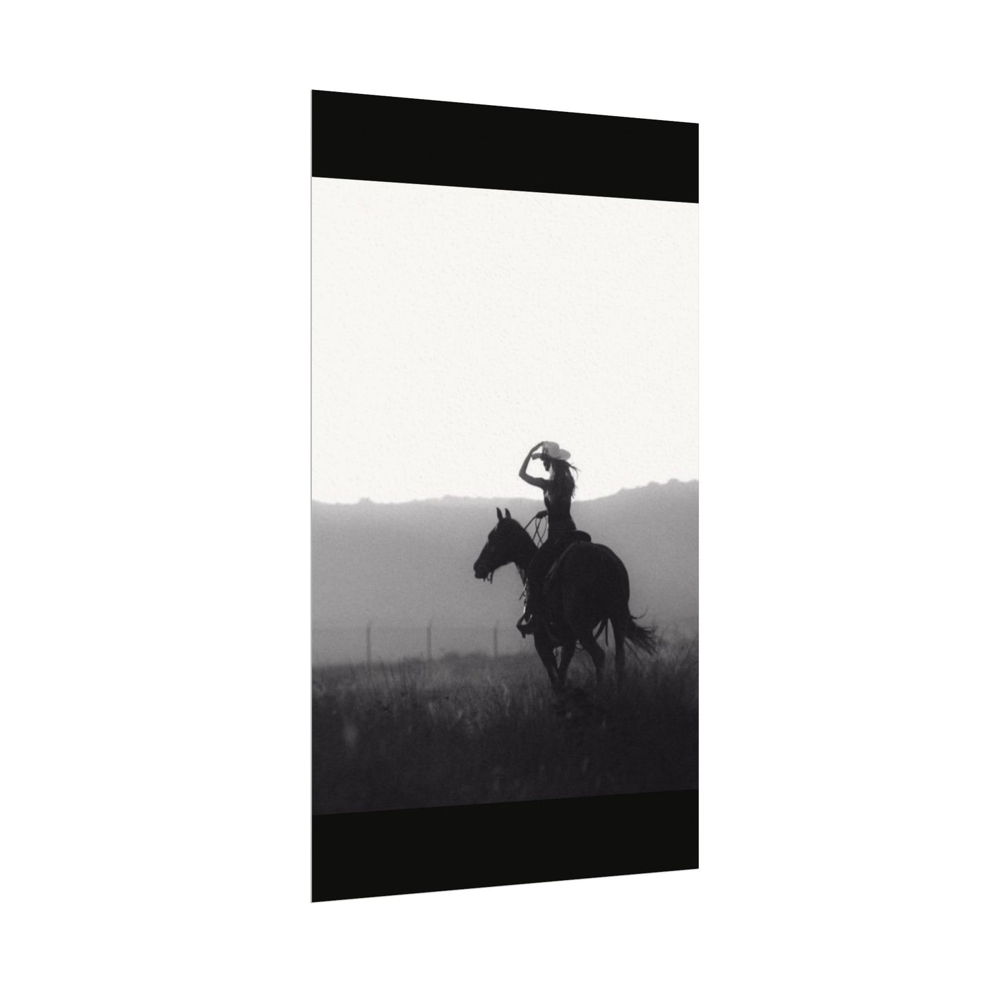 Timeless Beauty – Western Textured Watercolor Matte Posters