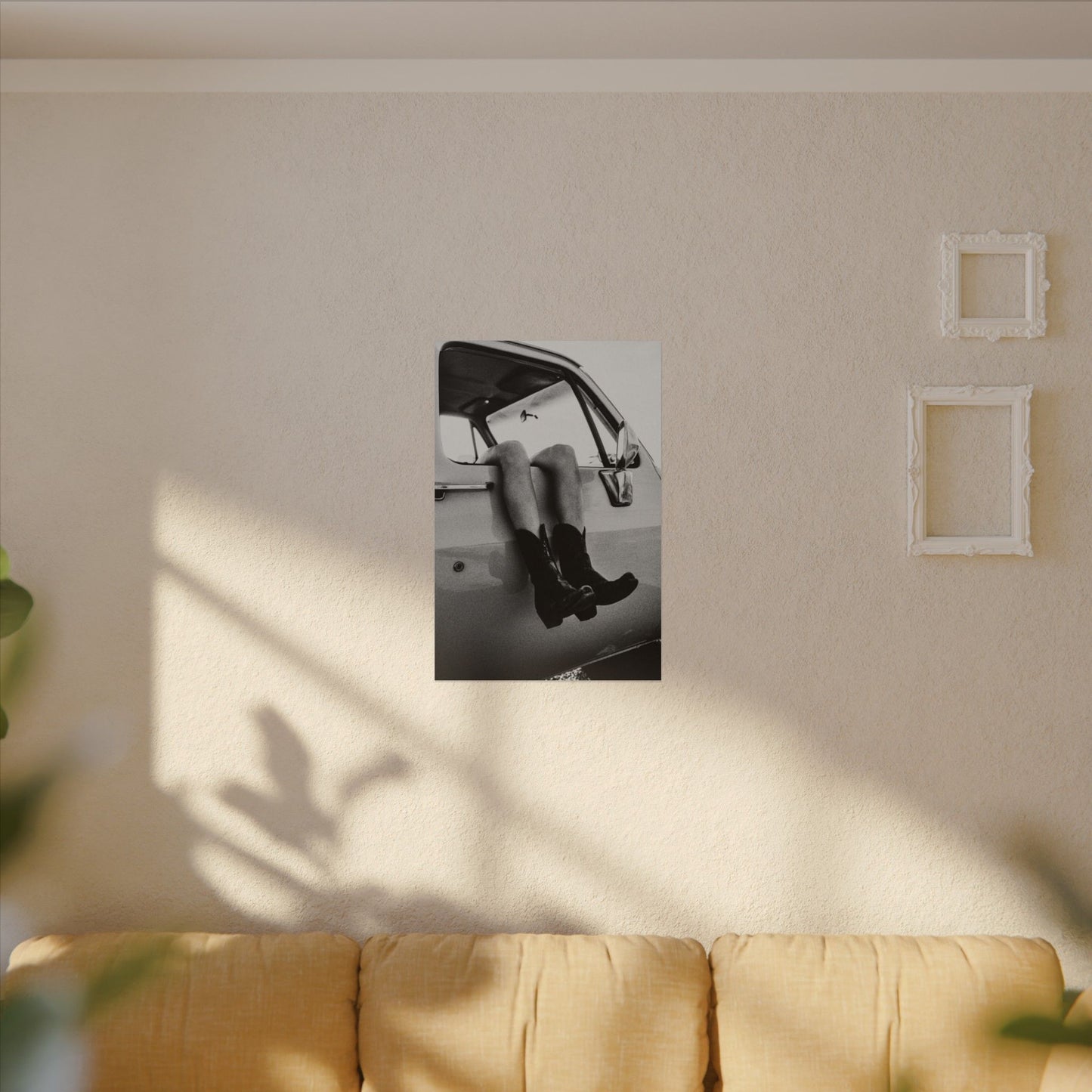 Kick'n Off The Dust— Saddle Up Western Textured Watercolor Matte Posters