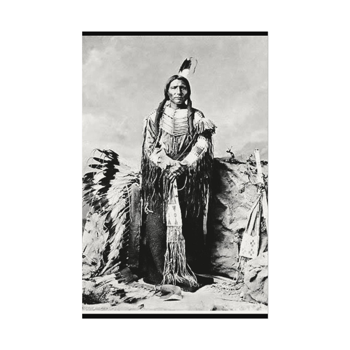 Enduring Spirit– Western Textured Watercolor Matte Posters