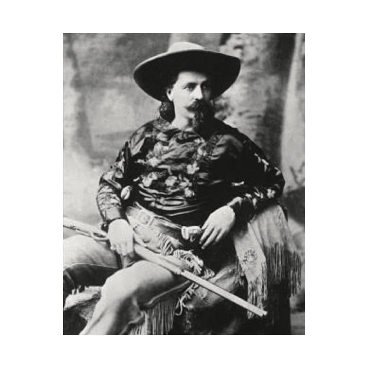 Wild Bill – Western Textured Watercolor Matte Posters