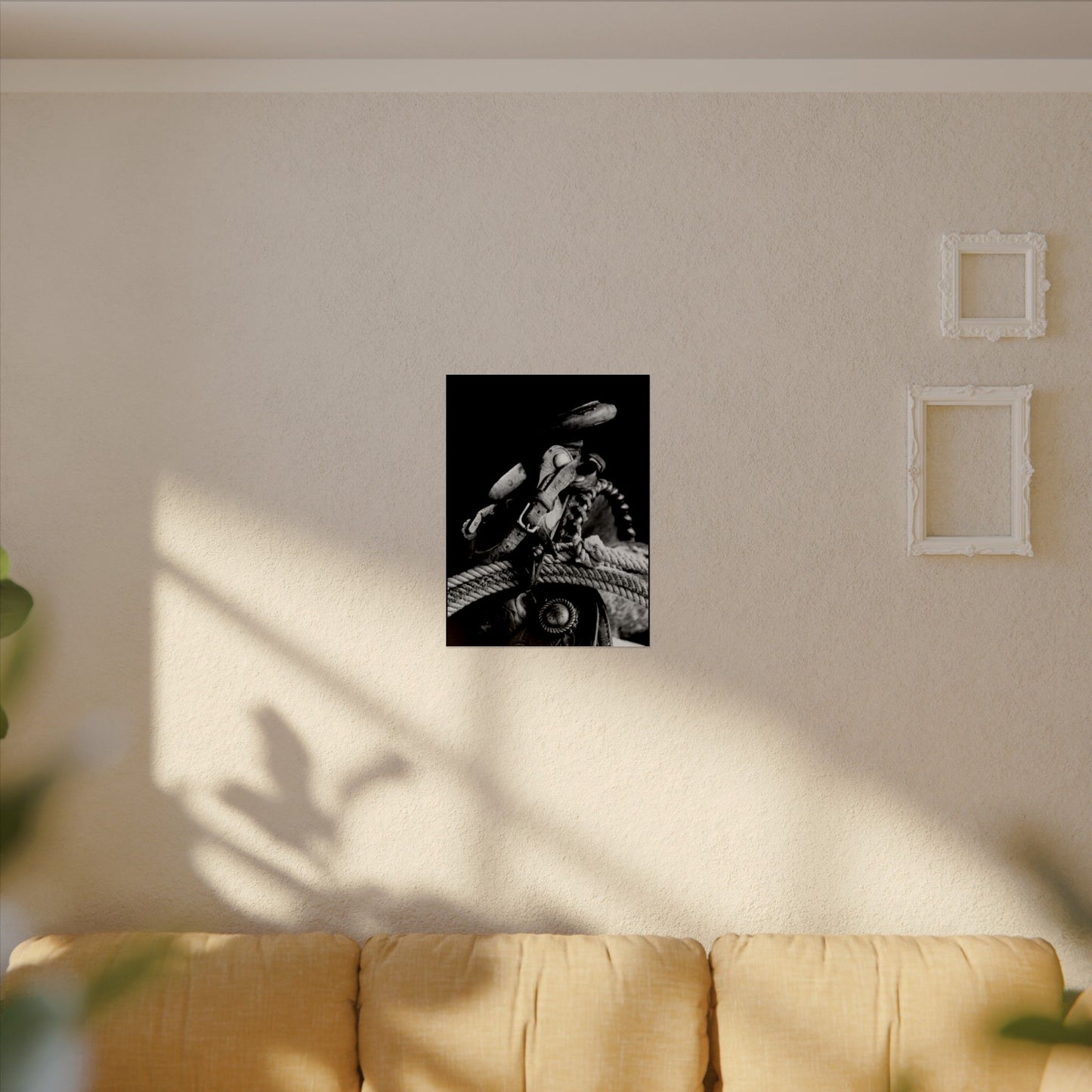 Saddle Up – Western Textured Watercolor Matte Posters