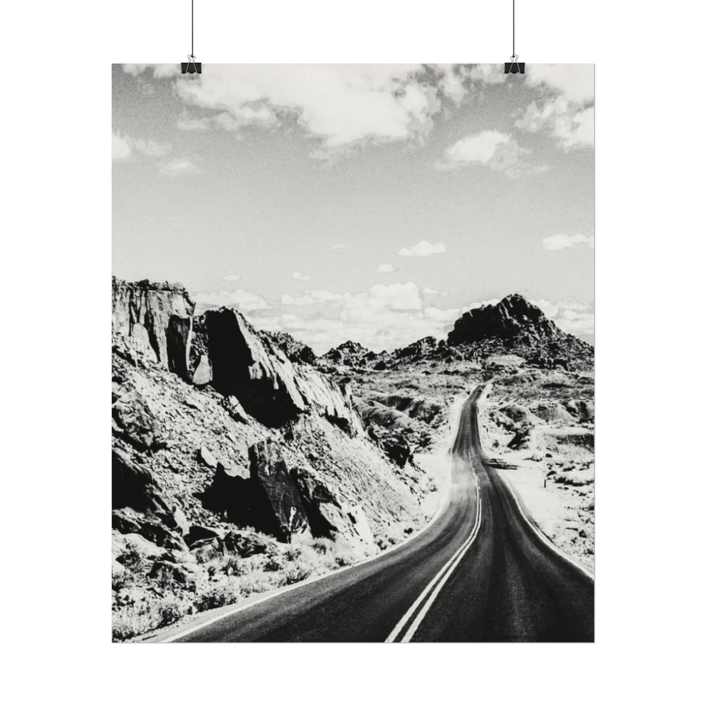 Adventure Awaits On The Open Road Textured Watercolor Matte Posters