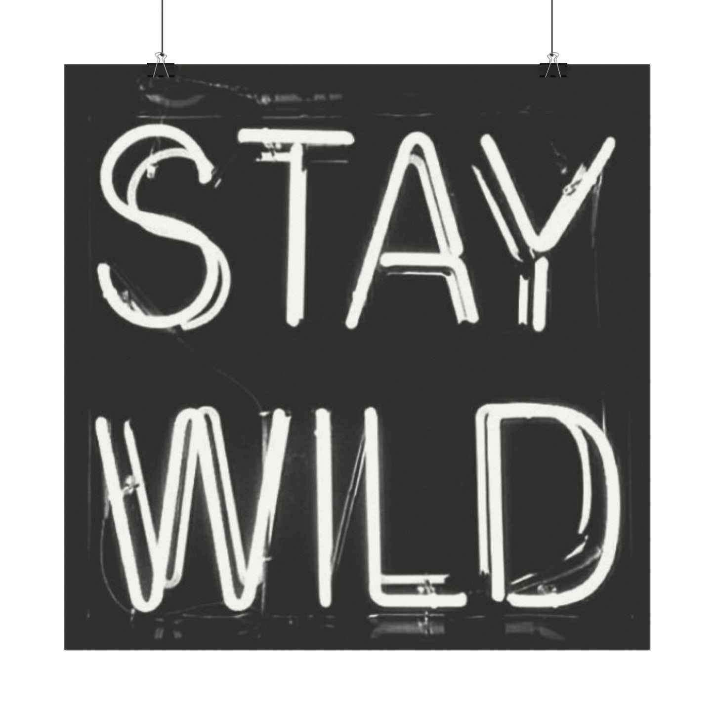 Stay Wild – Western Textured Watercolor Matte Posters
