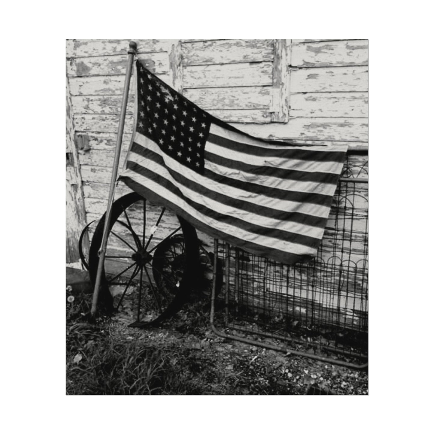 American Grit – Western Textured Watercolor Matte Posters