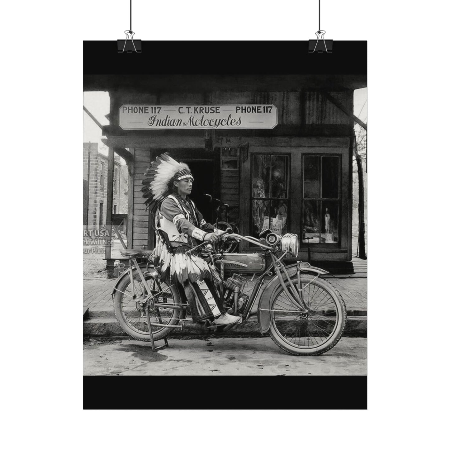 Metal Horse – Western Textured Watercolor Matte Posters