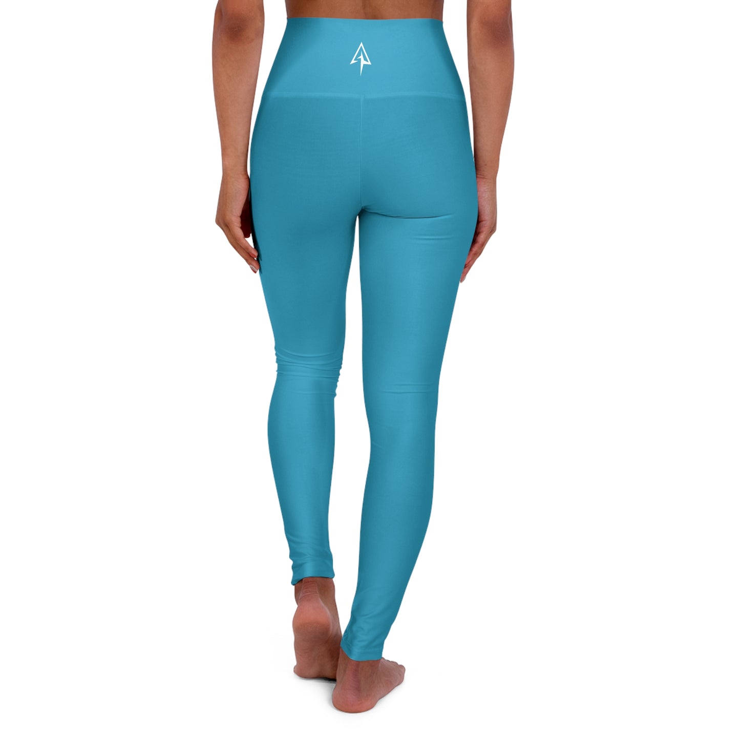 Ocean Blue High Waisted Yoga Leggings - Purple, Comfortable Activewear, Fitness Pants, Ideal for Gym, Yoga, and Weekend Brunch