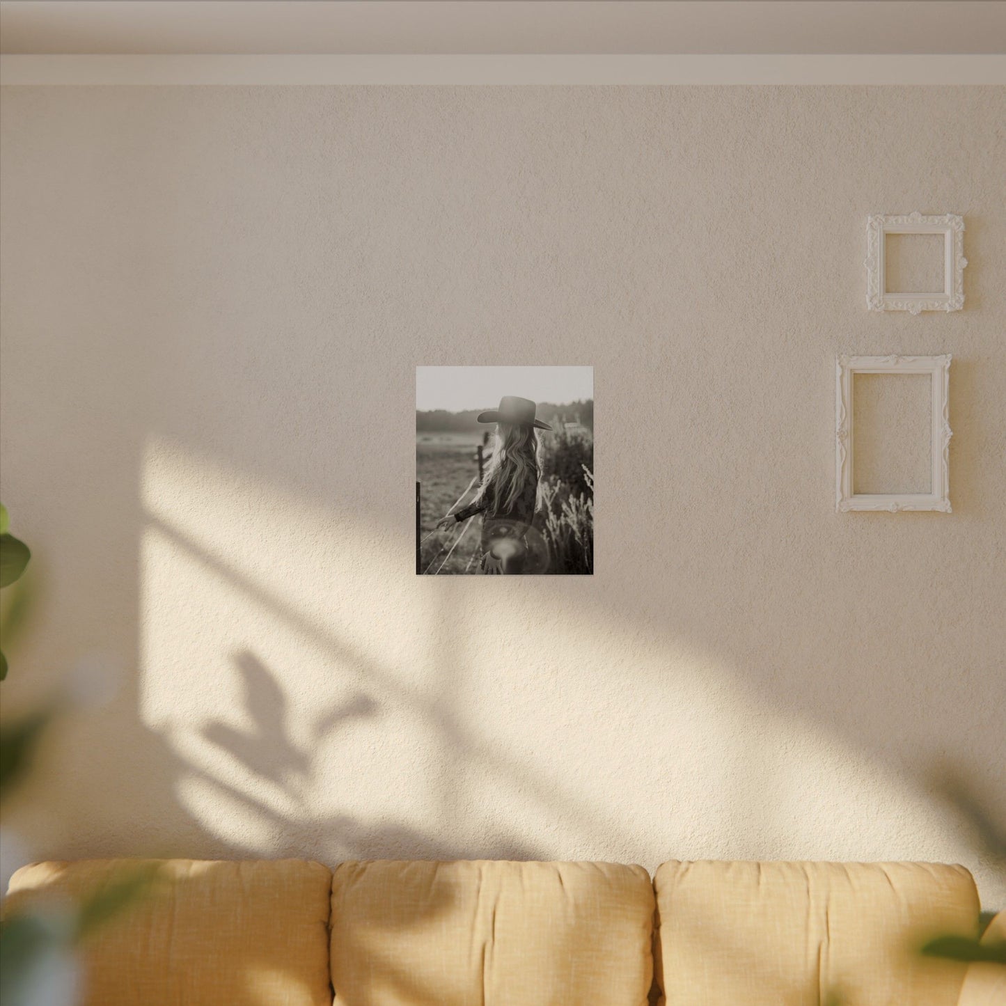 Mornings Gaze– Western Textured Watercolor Matte Posters