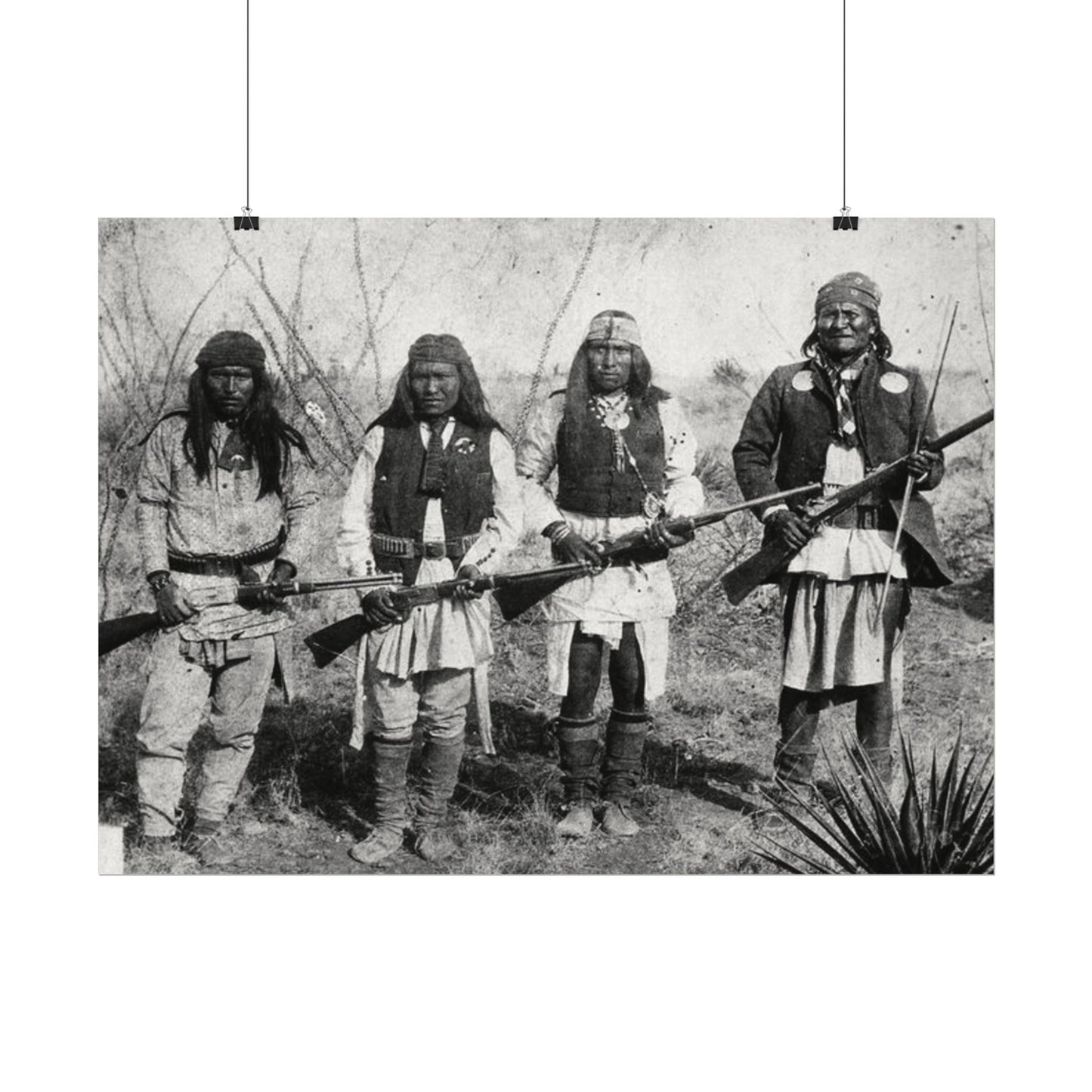 Unspoken Bonds Of Brotherhood– Western Textured Watercolor Matte Posters