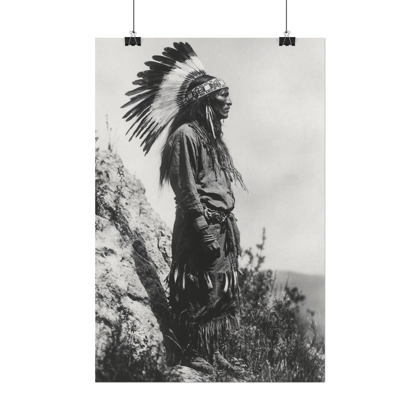 When The Wind Calls – Western Textured Watercolor Matte Posters