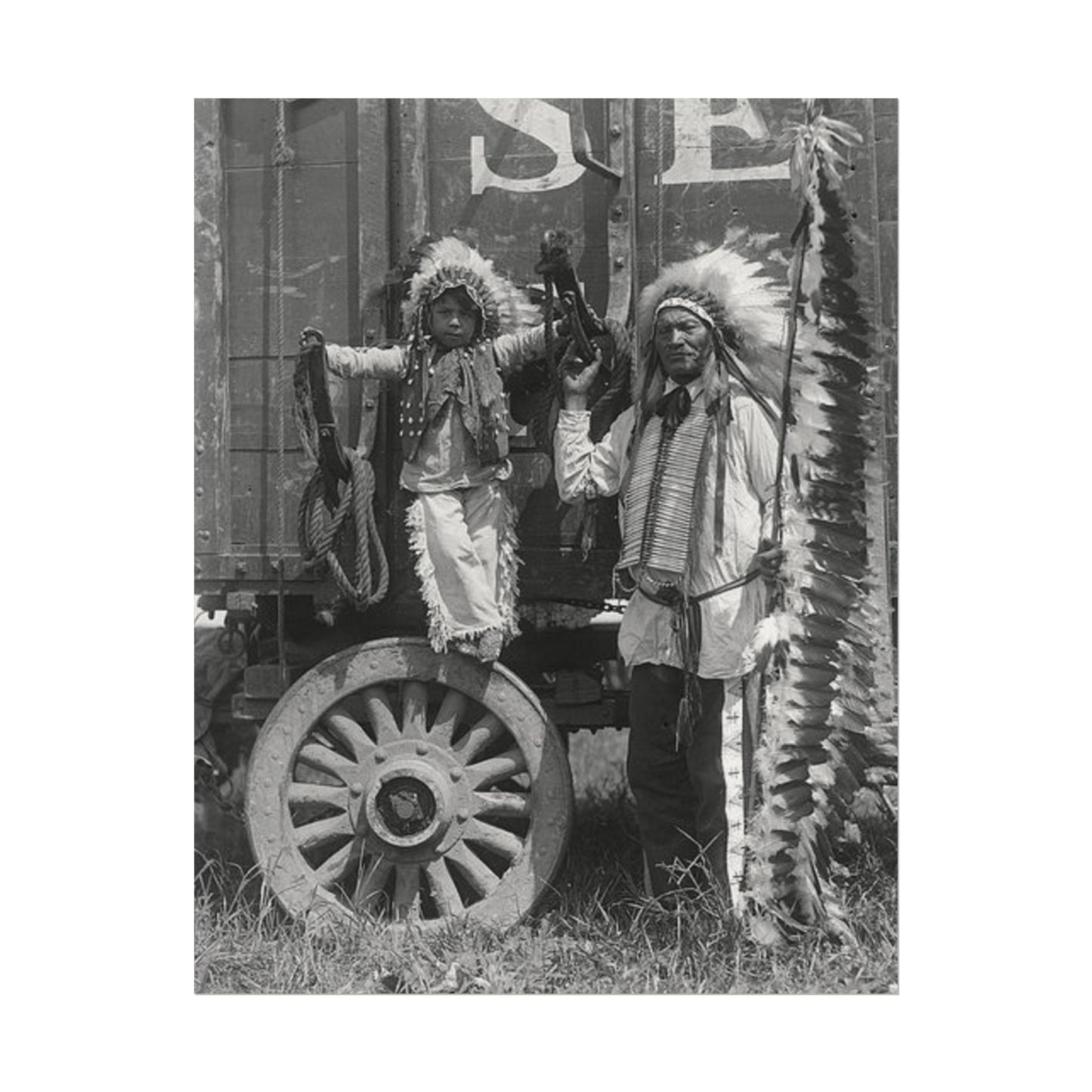 Small Hamds Big Spirit – Western Textured Watercolor Matte Posters